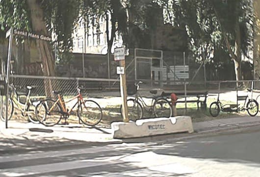 Pladsen som den tidligere så ud