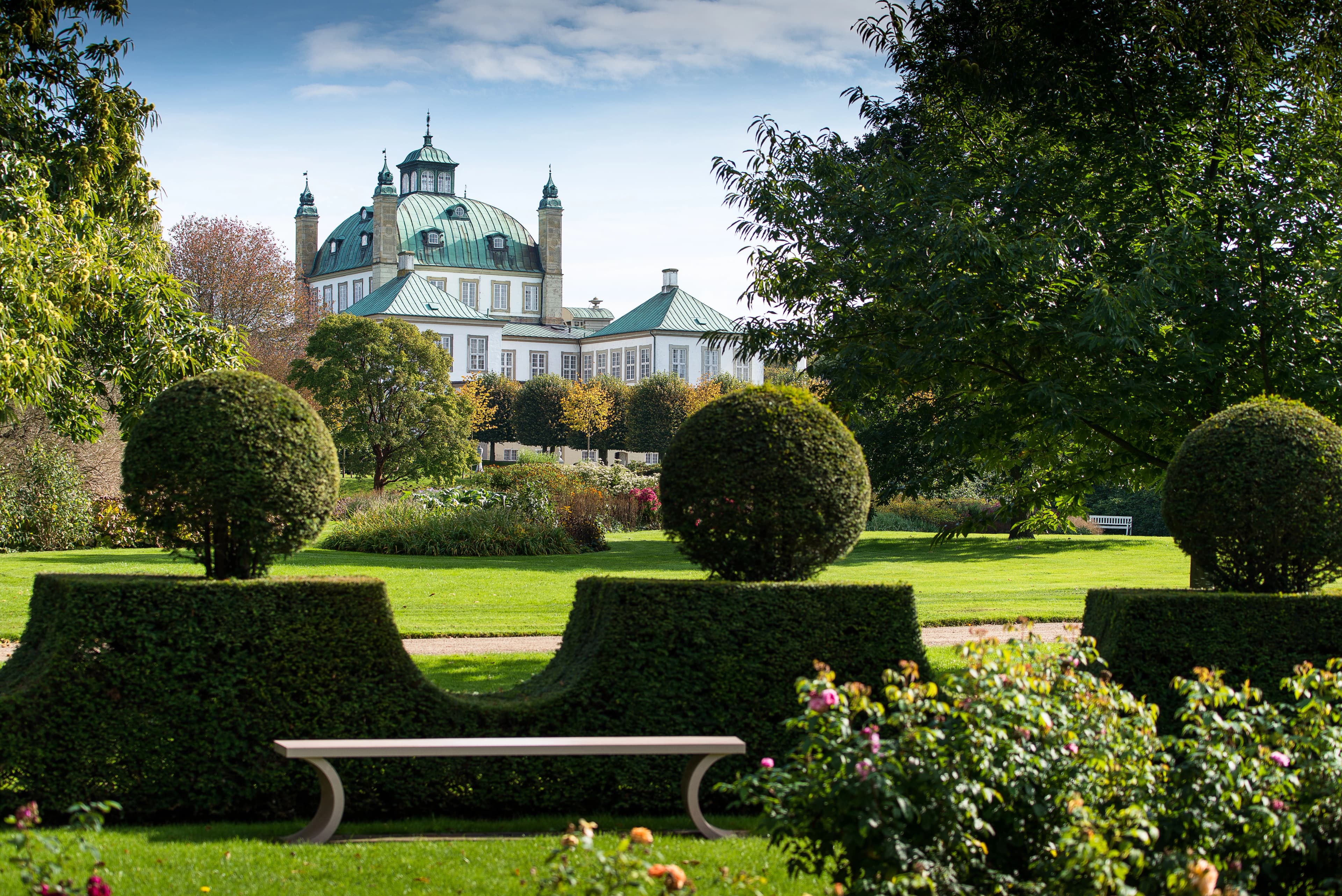 Fredensborg set fra parken