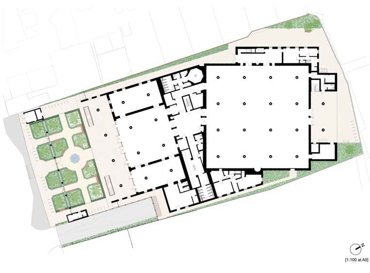 Cambridge Central Mosque, Marks Barfield Architects