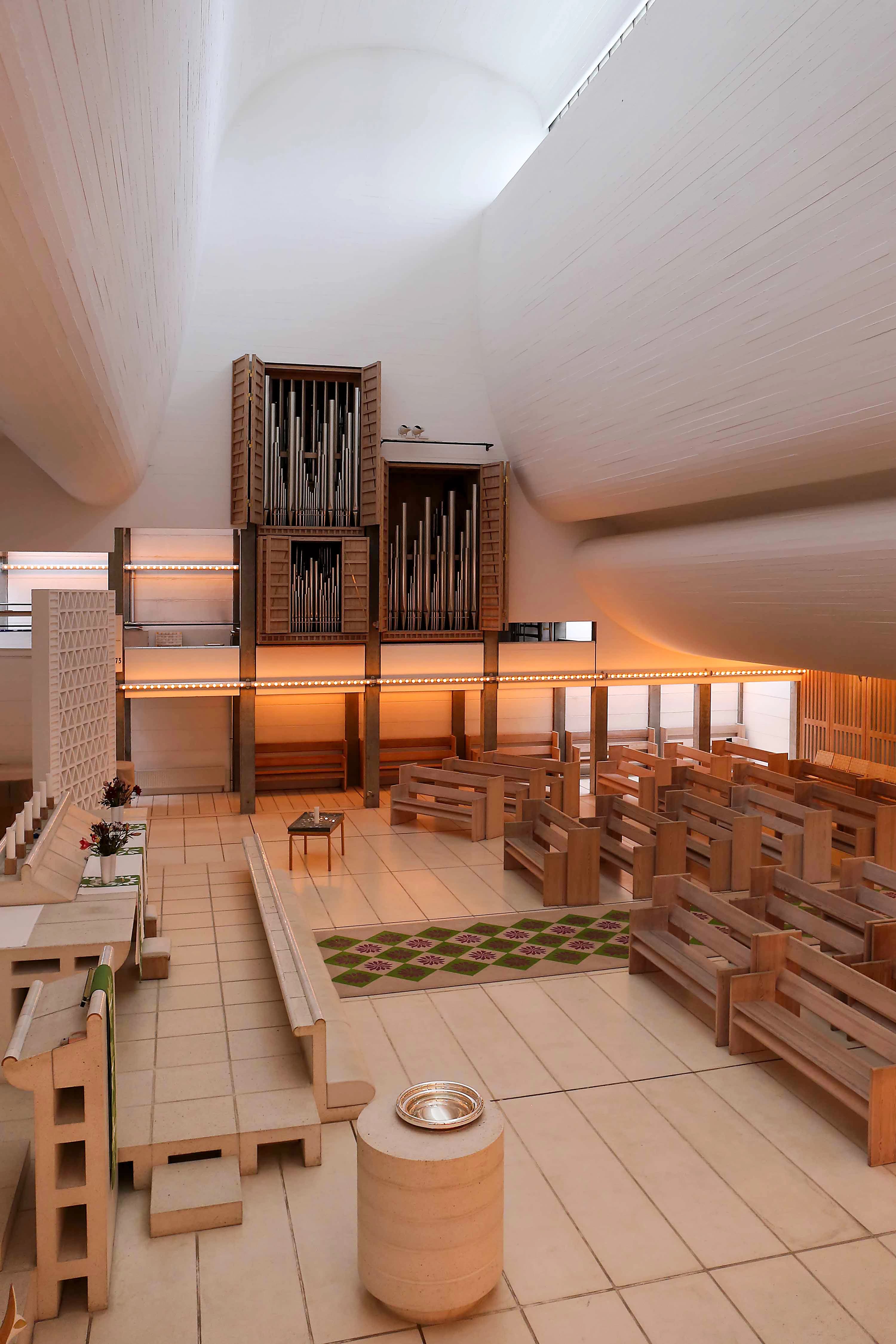 Kirkeskibet i Bagsværd Kirke