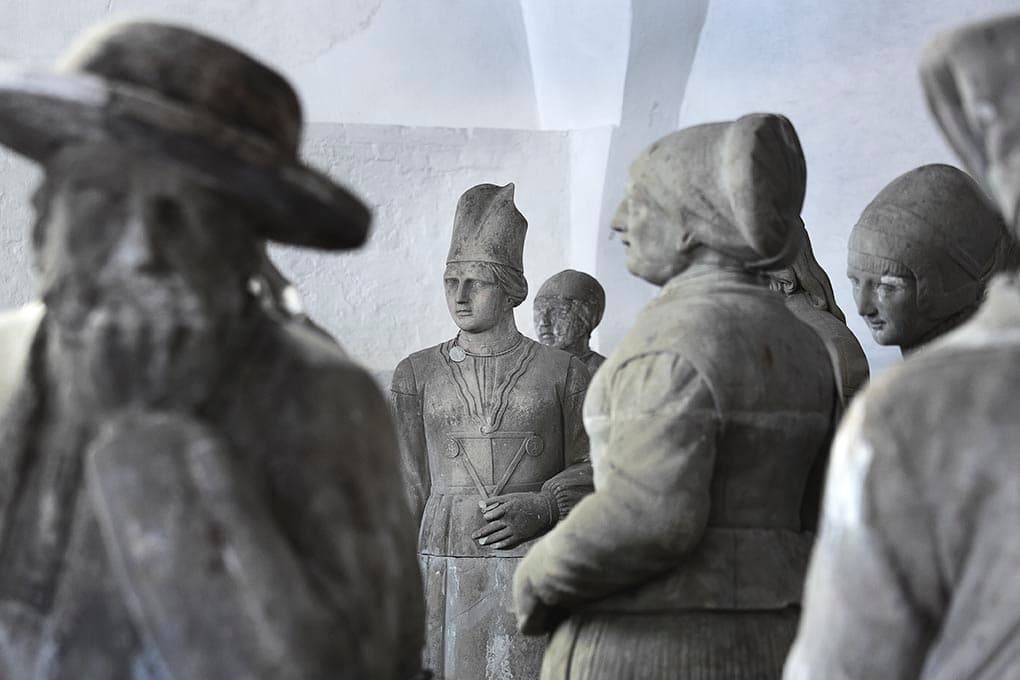 Kongens Bryghus / Kongernes Lapidarium - skulpturer fra Nordmandsdalen