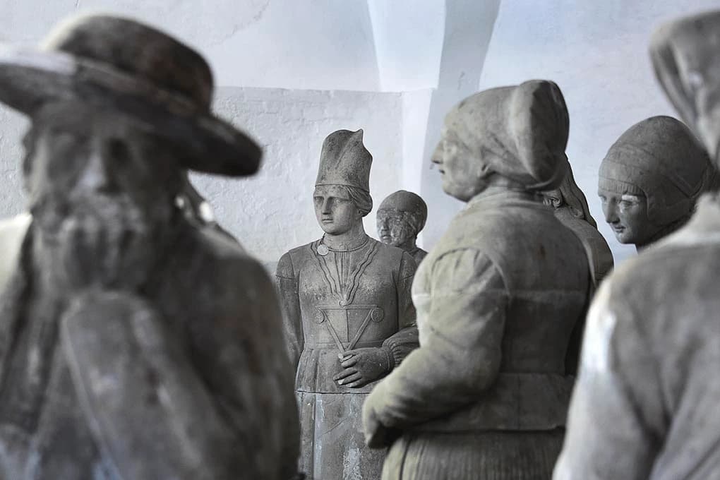 Kongens Bryghus / Kongernes Lapidarium - skulpturer fra Nordmandsdalen