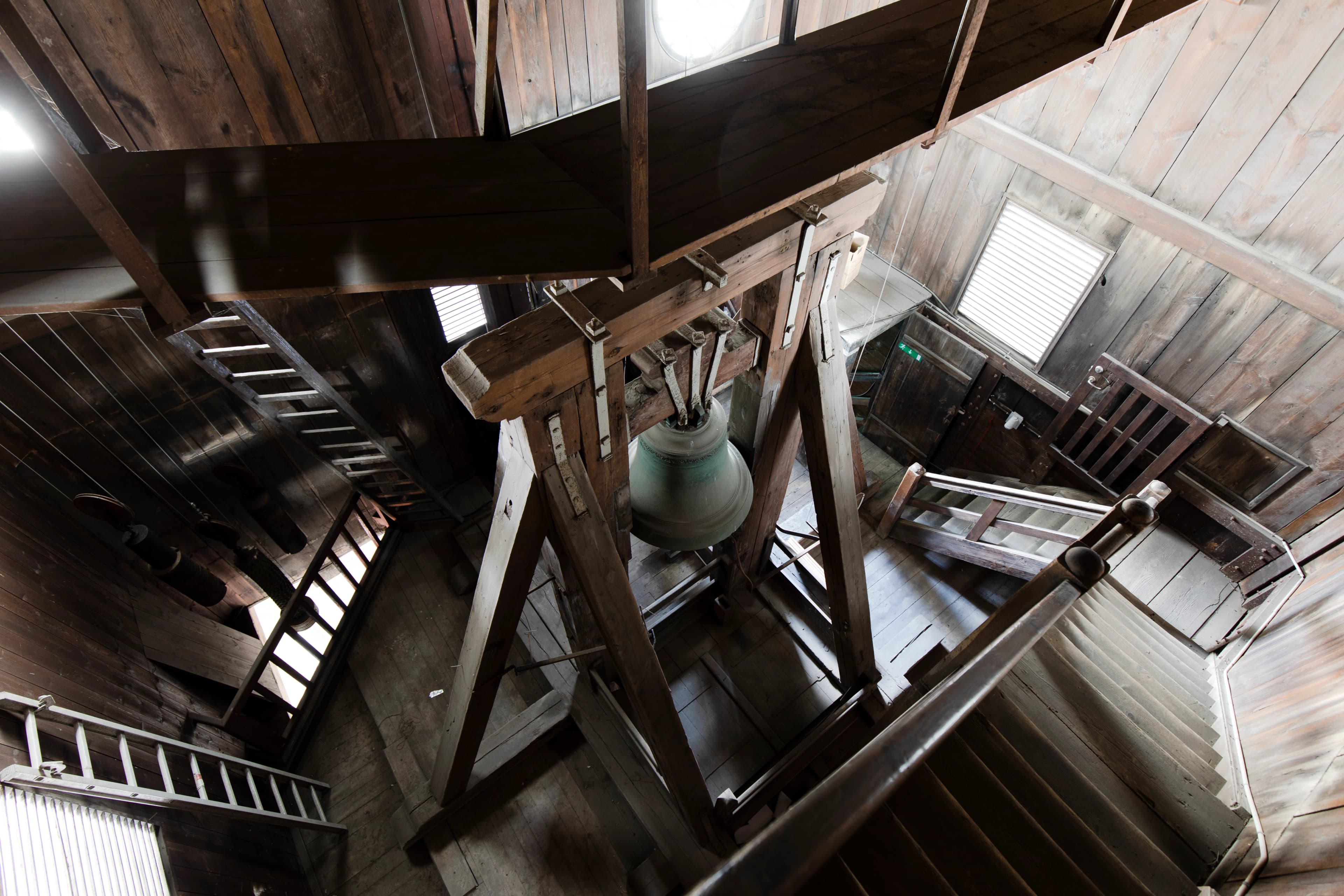 Tårnet indvendig i Nikolaj Kunsthal