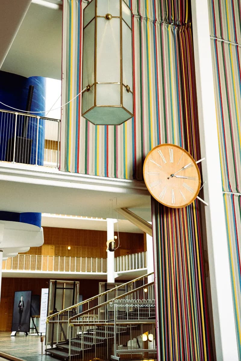 Aarhus Rådhus' ur indenfor