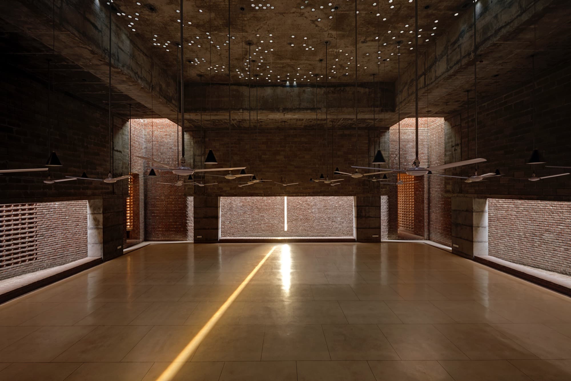 The thoughtfully scaled and proportioned prayer room