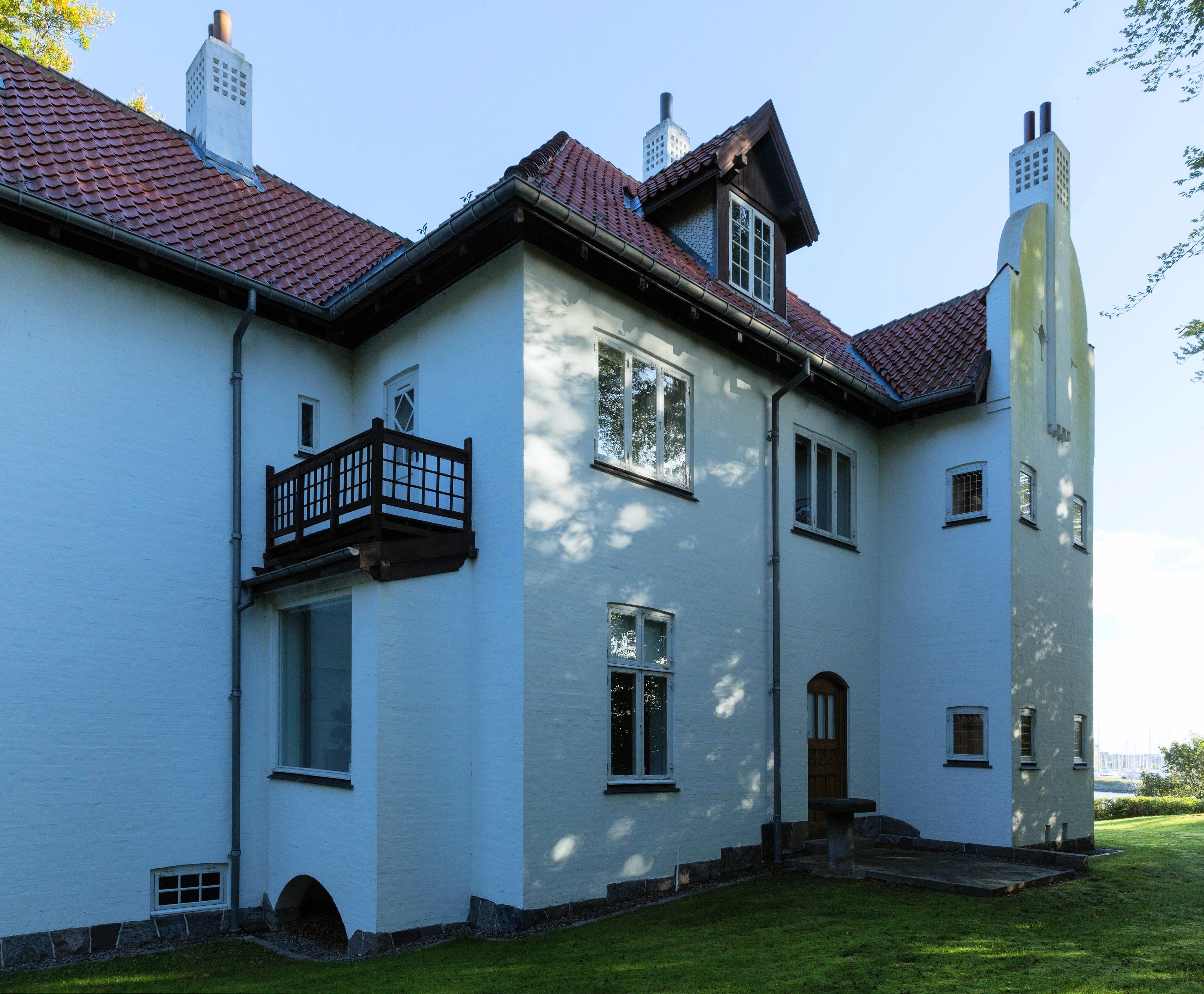 Villa Kampen skråt bagfra