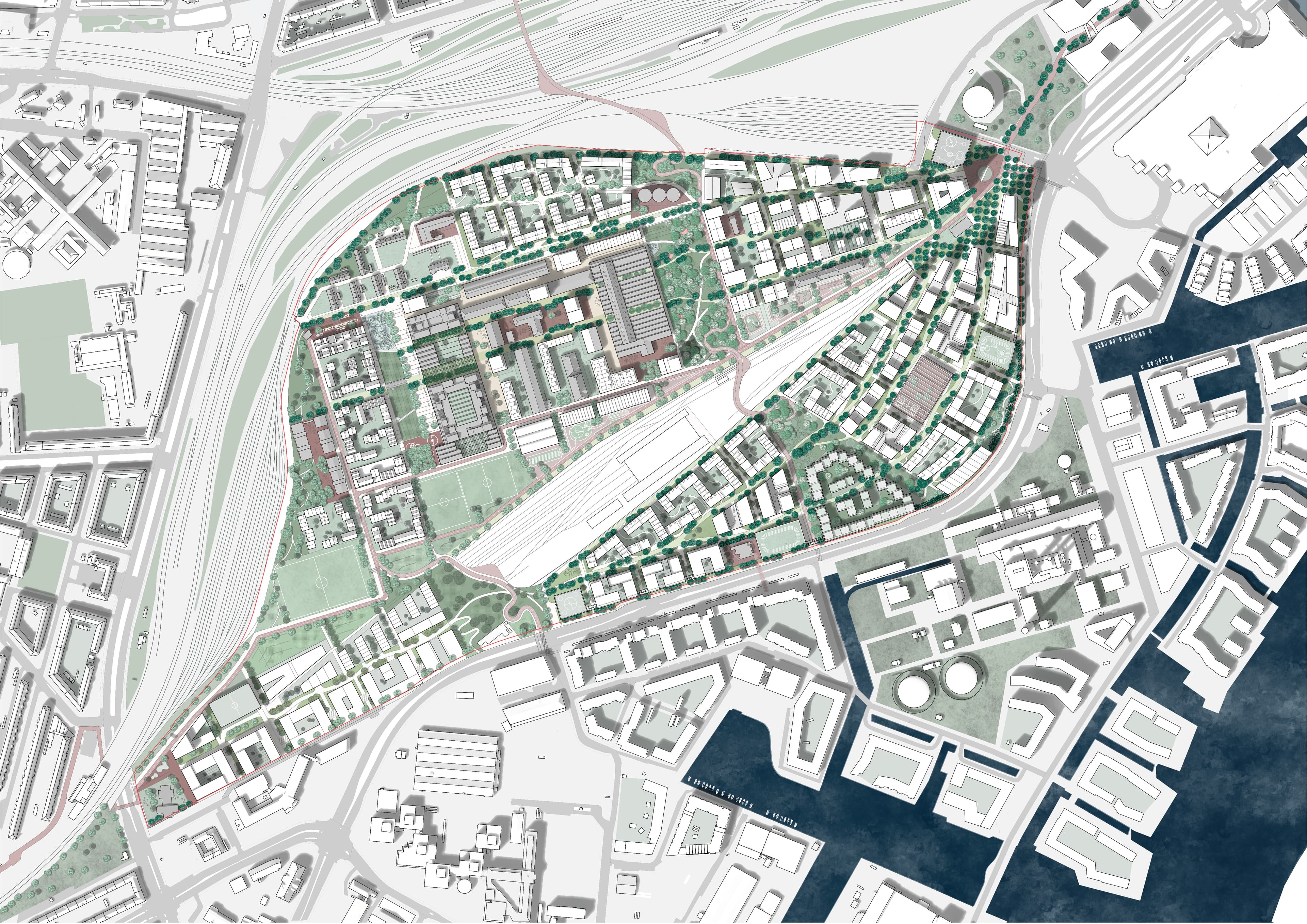 Helhedsplan for Jernbanebyen