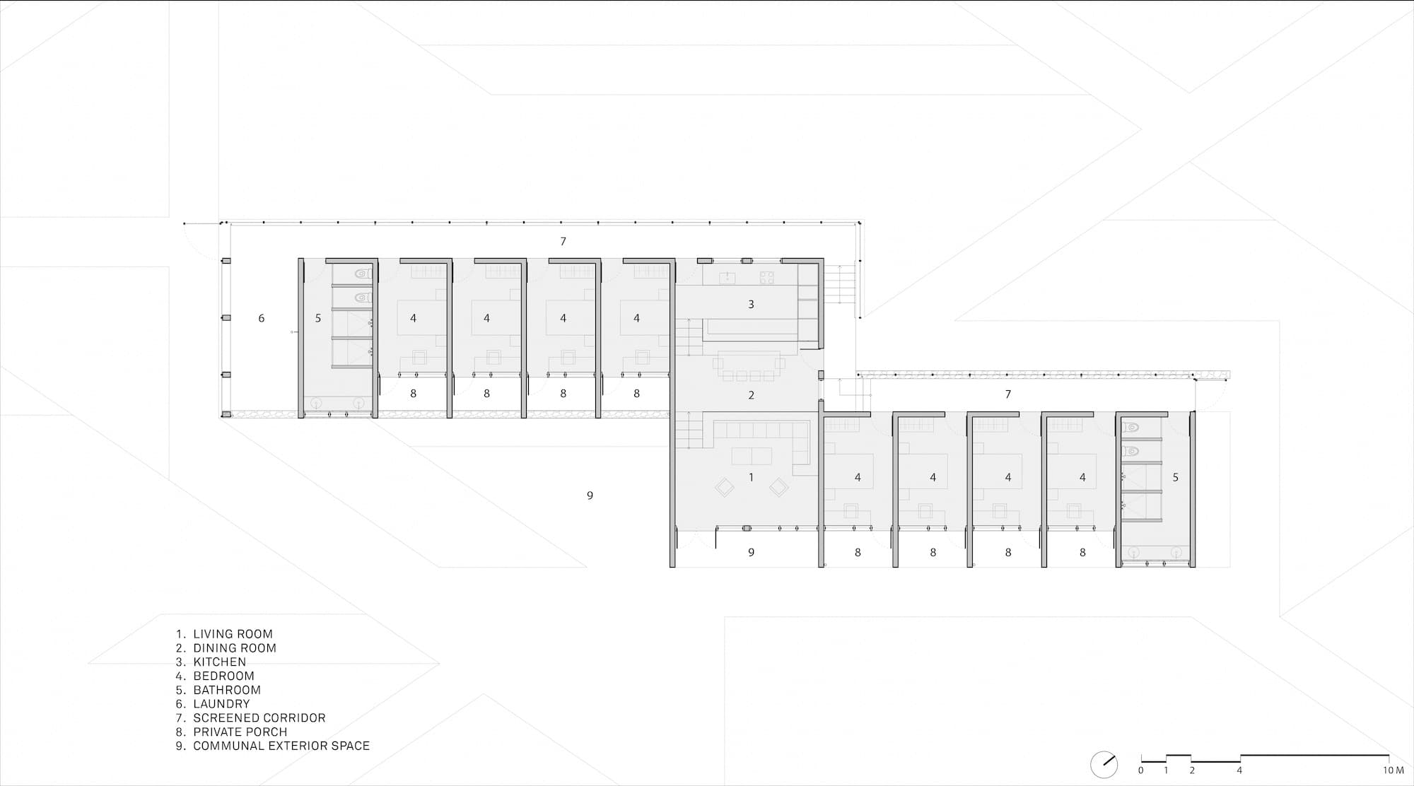 Rwandan Share Houses, Sharon Davis Design