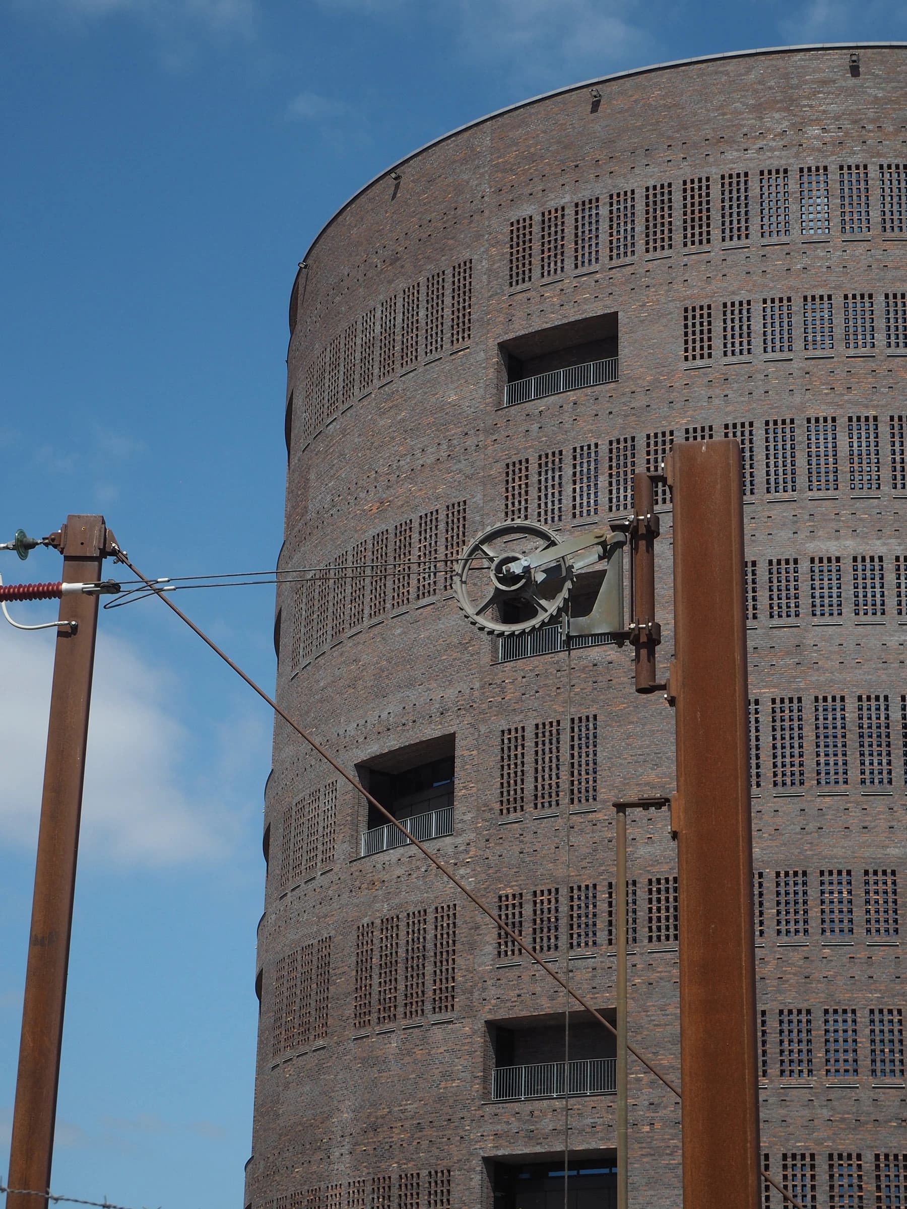 Trafiktårn Øst set udefra