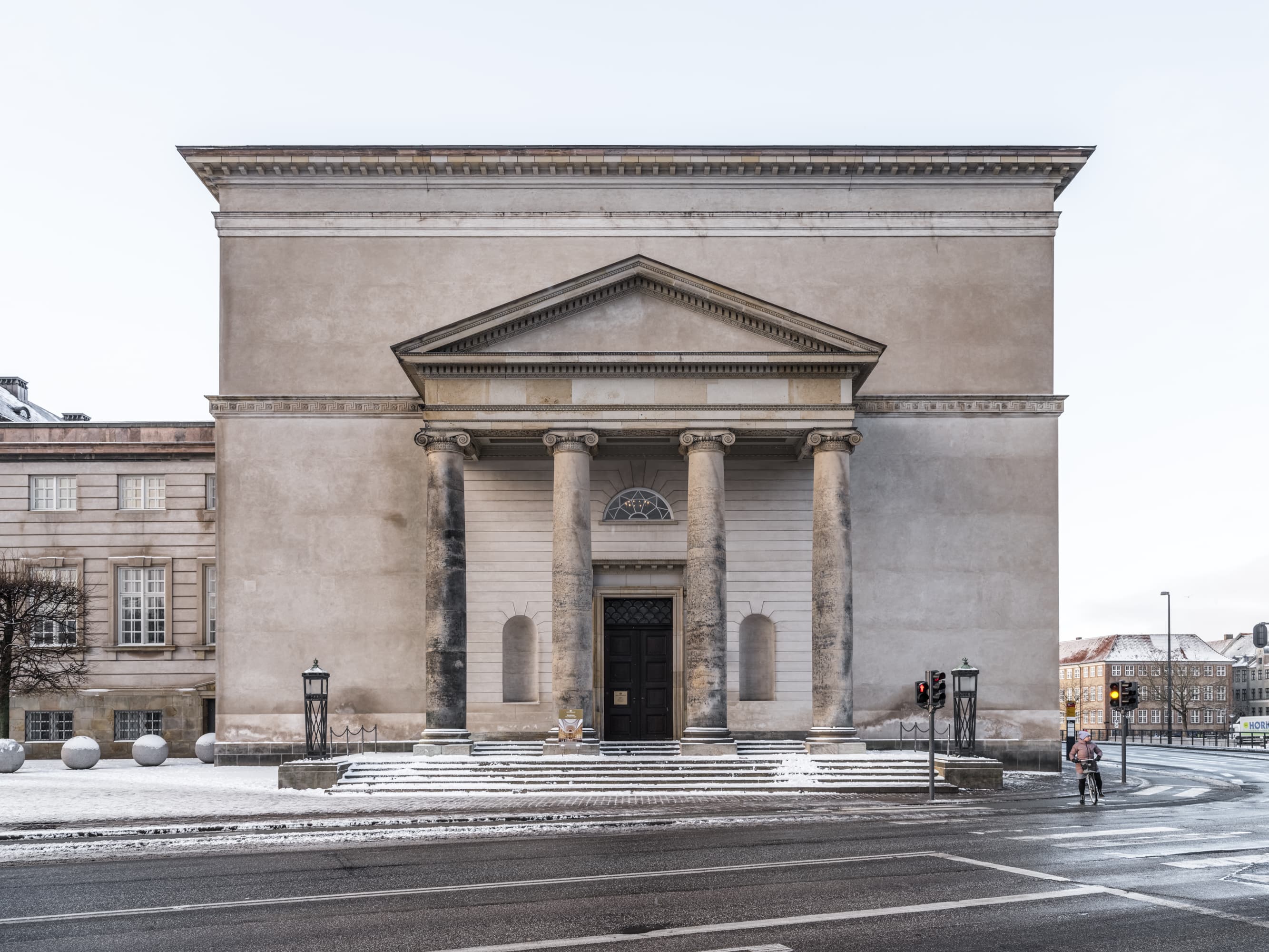 Christiansborg Slotskirke set udefra