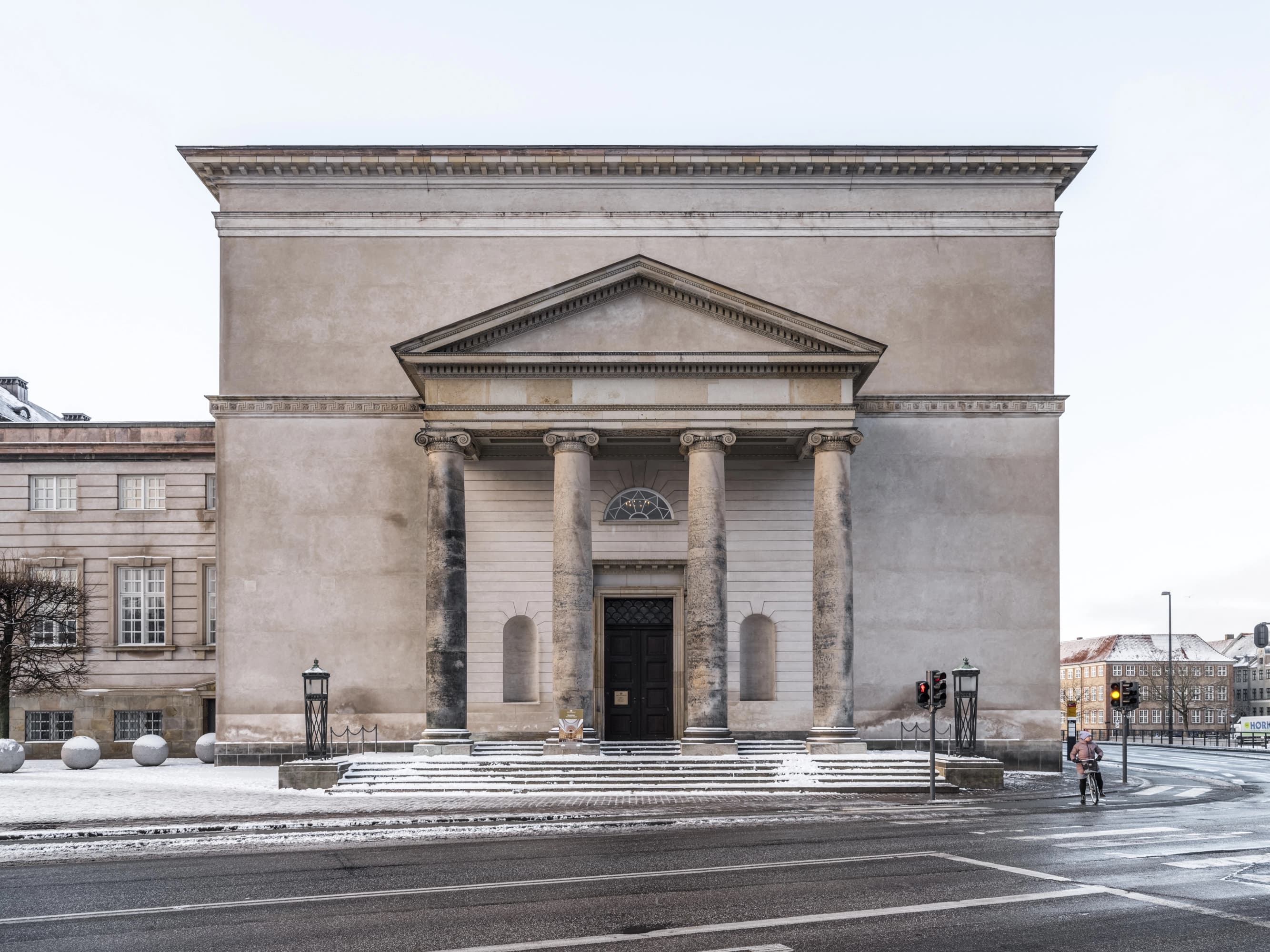 Christiansborg Slotskirke set udefra
