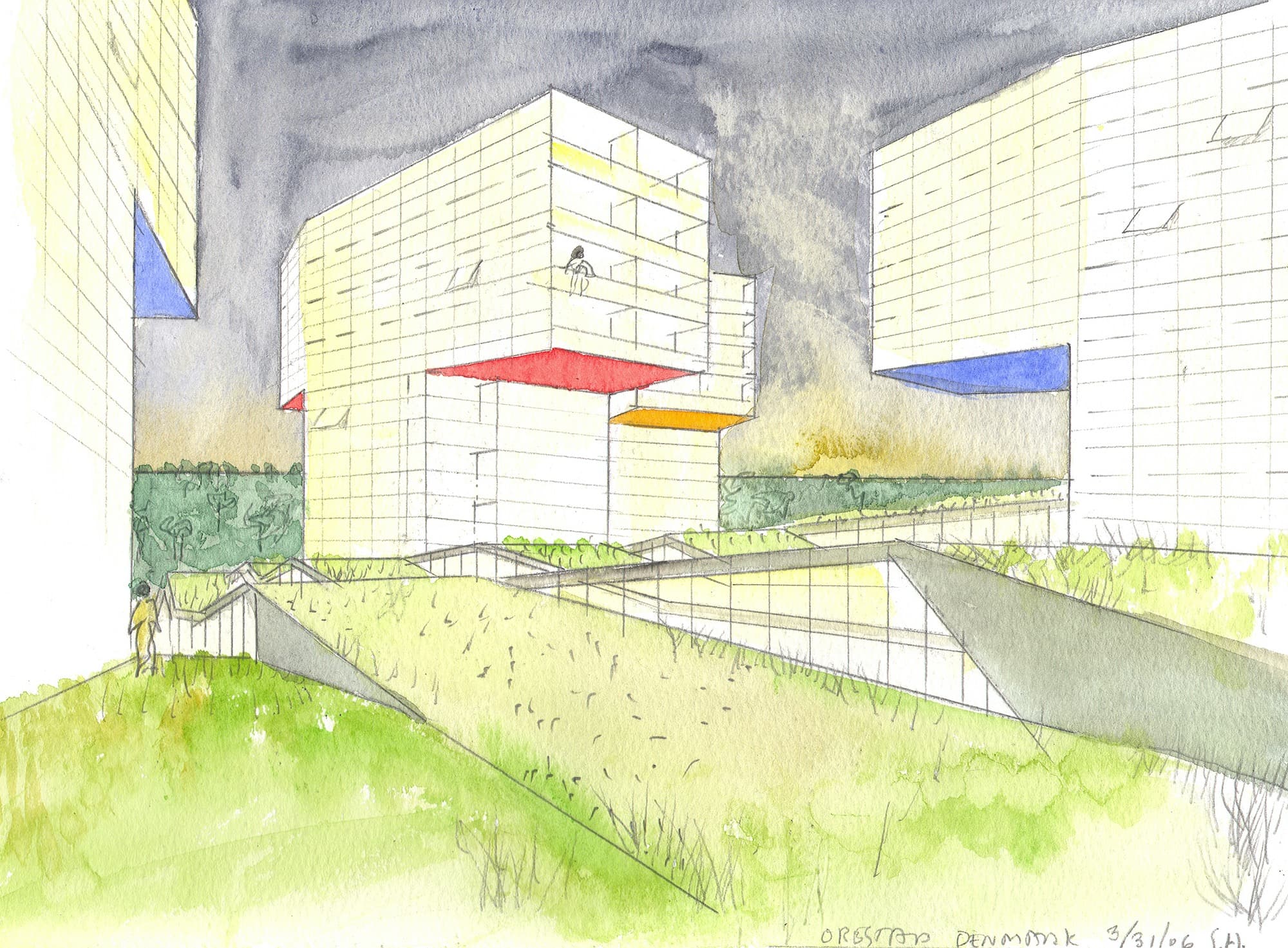 T-Husene, Steven Holl Architects