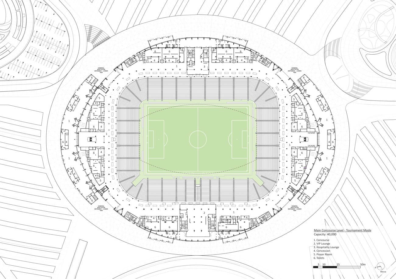 Al Janoub Stadium, Zaha Hadid Architects
