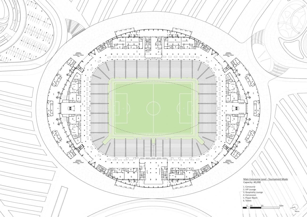 Al Janoub Stadium, Zaha Hadid Architects