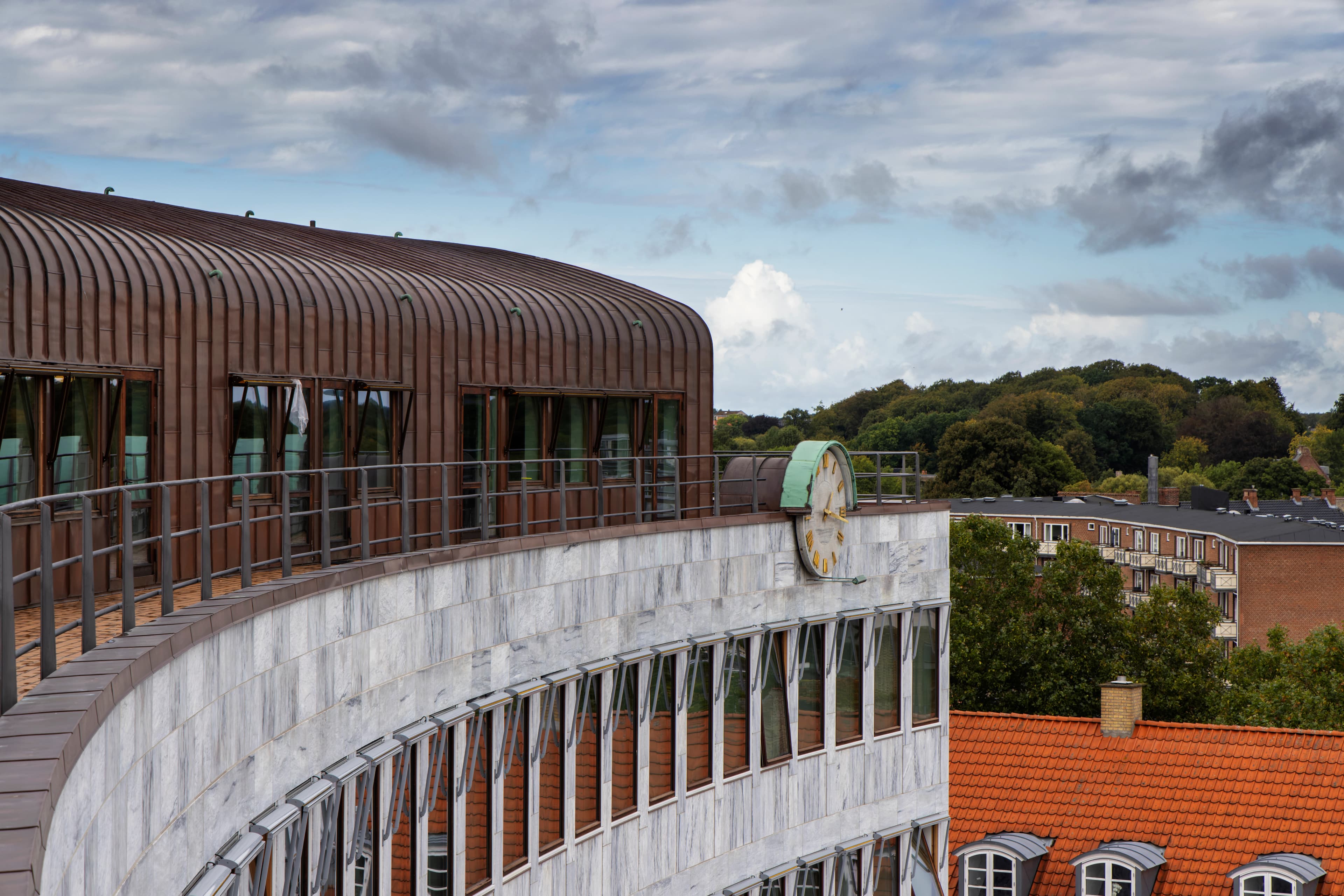 Kobbertaget på Lyngby Rådhus