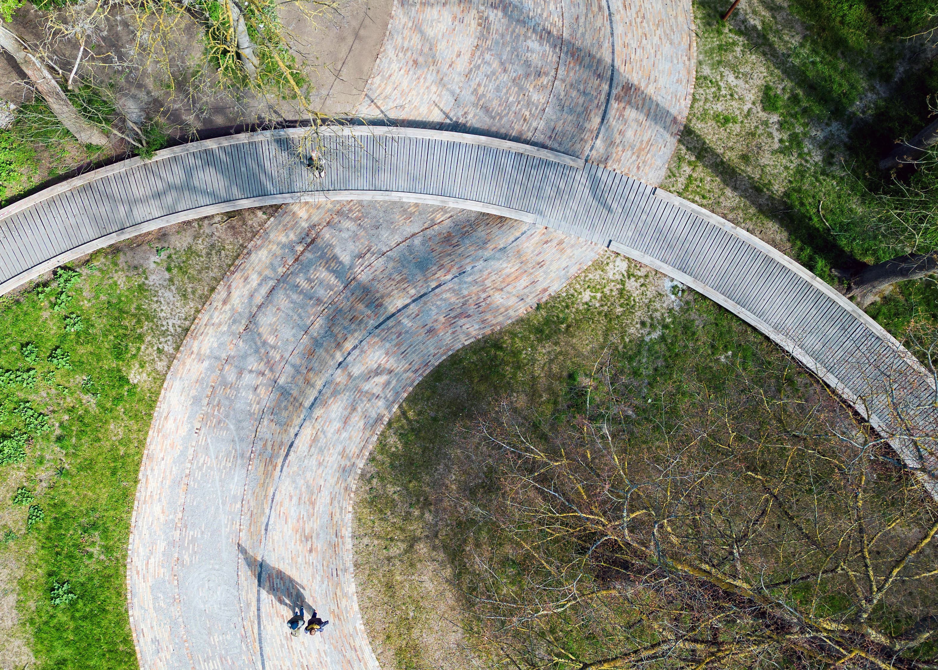Karens Minde Aksen luftfoto