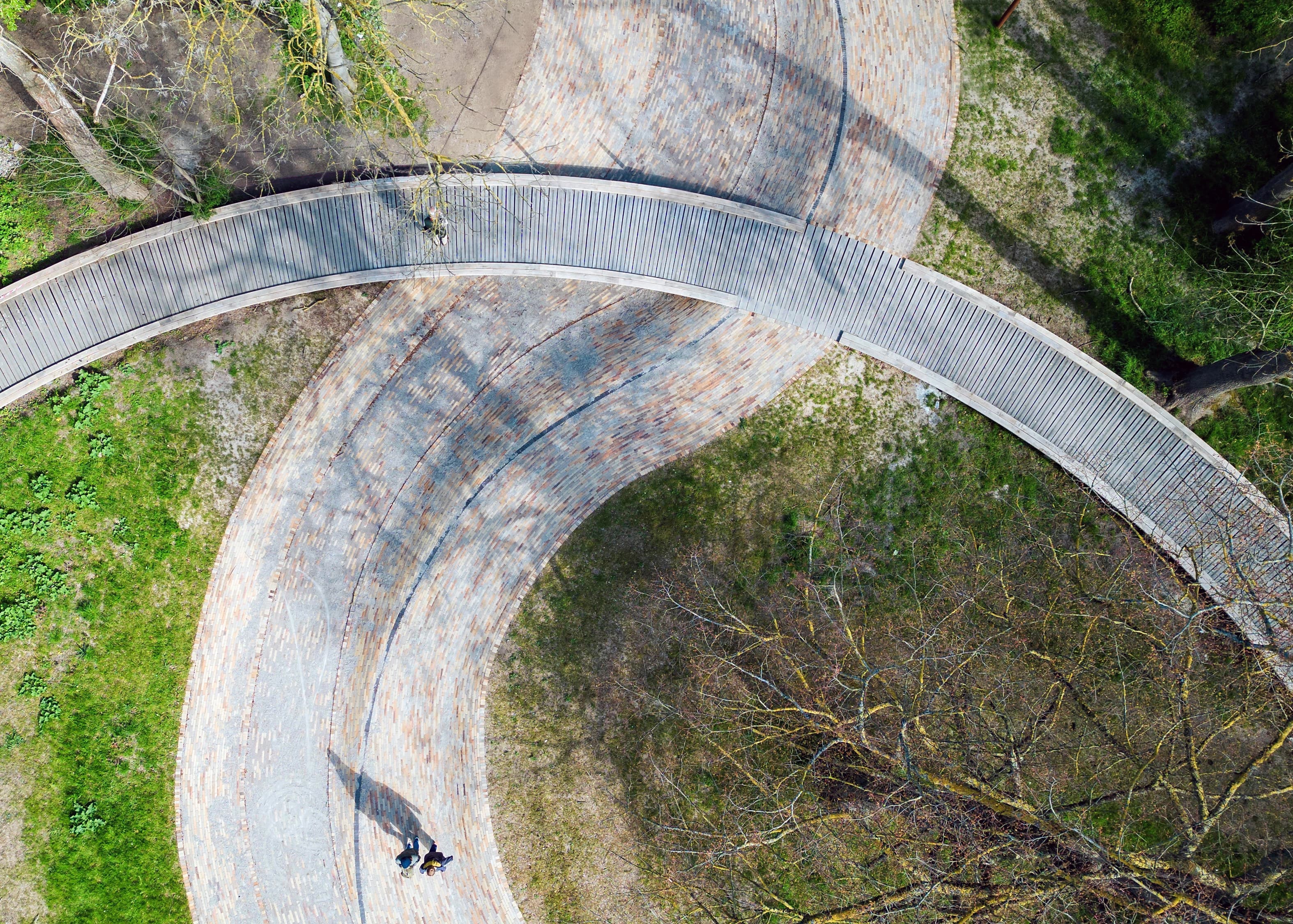 Karens Minde Aksen luftfoto