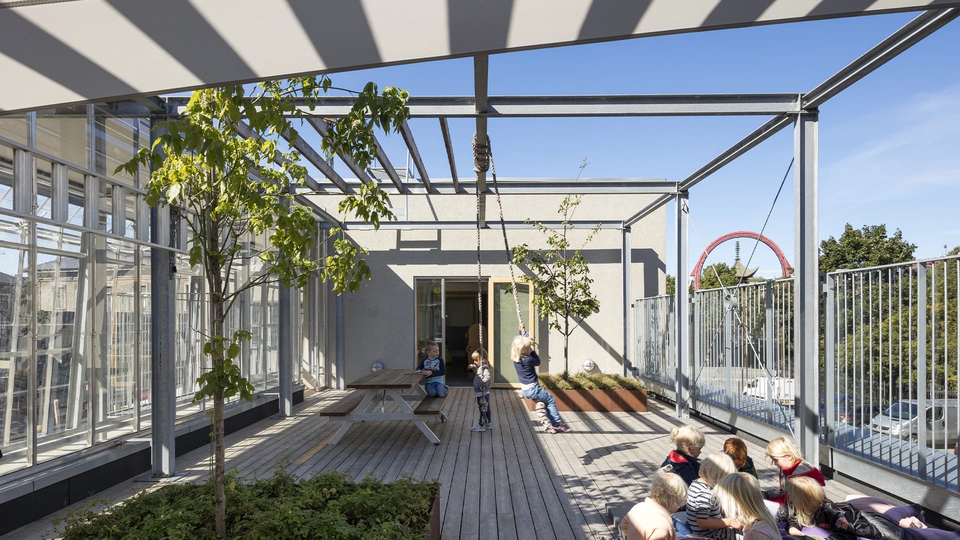 Børnebyen gårdhave