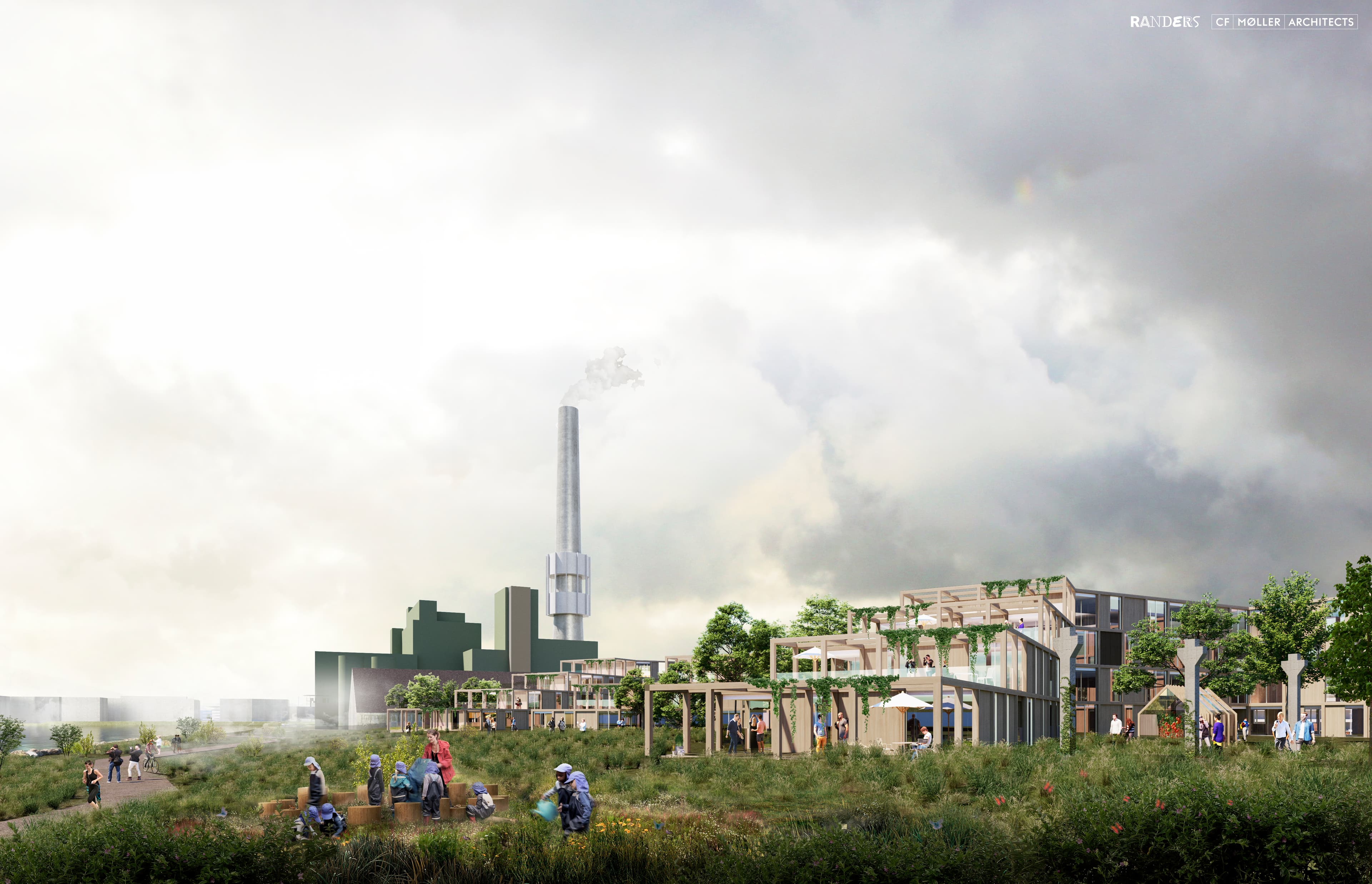 Flodbyen Randers Pieren Scenarie A