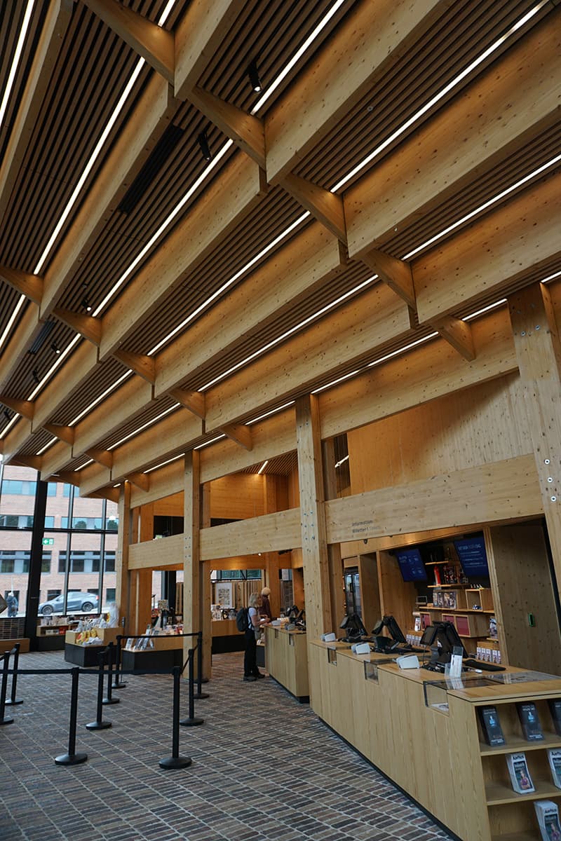 Den nye hovedindgang