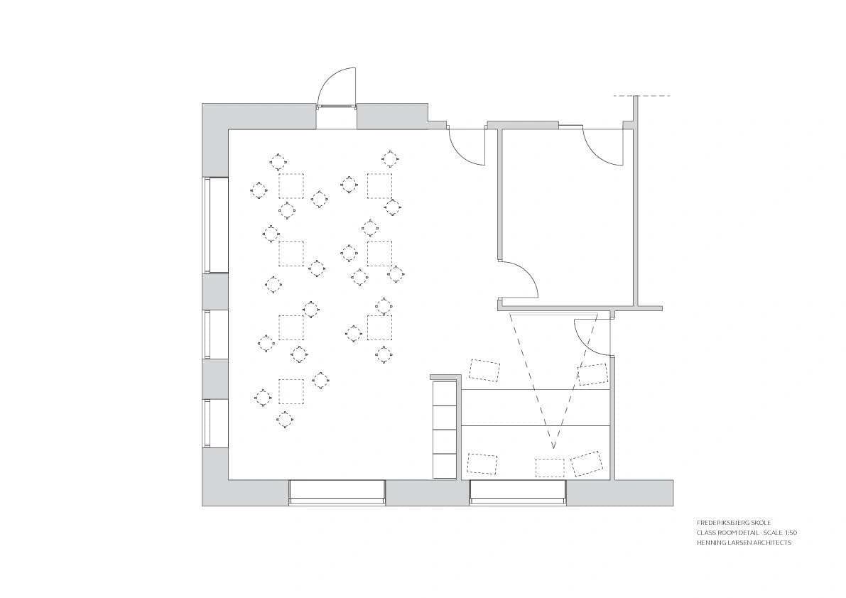 Classroom detail drawing