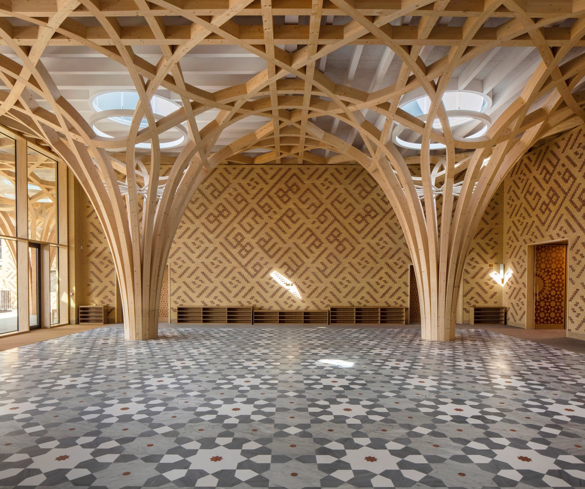Cambridge Central Mosque, Marks Barfield Architects