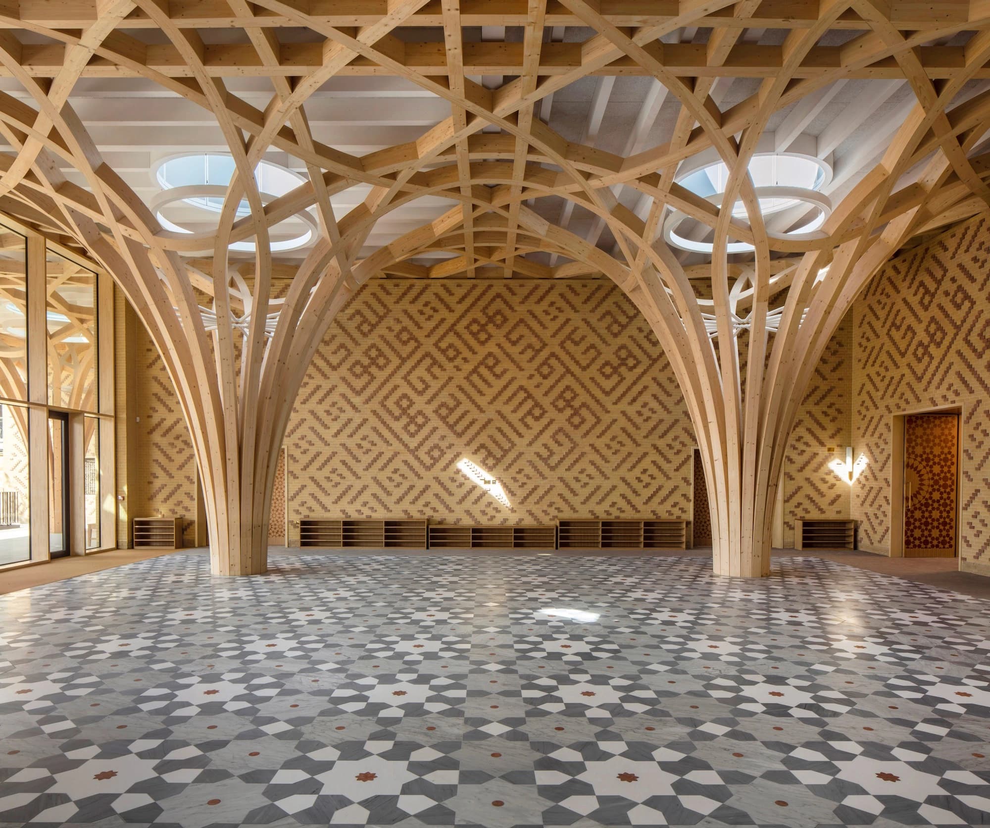 Cambridge Central Mosque, Marks Barfield Architects