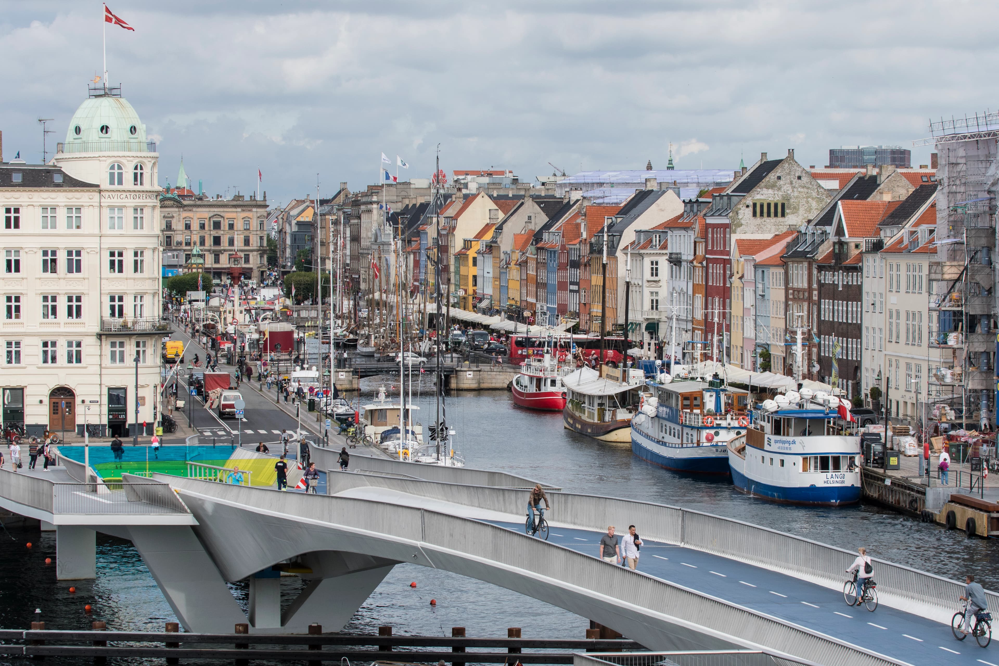 Inderhavnsbroen med blik mod Nyhavn