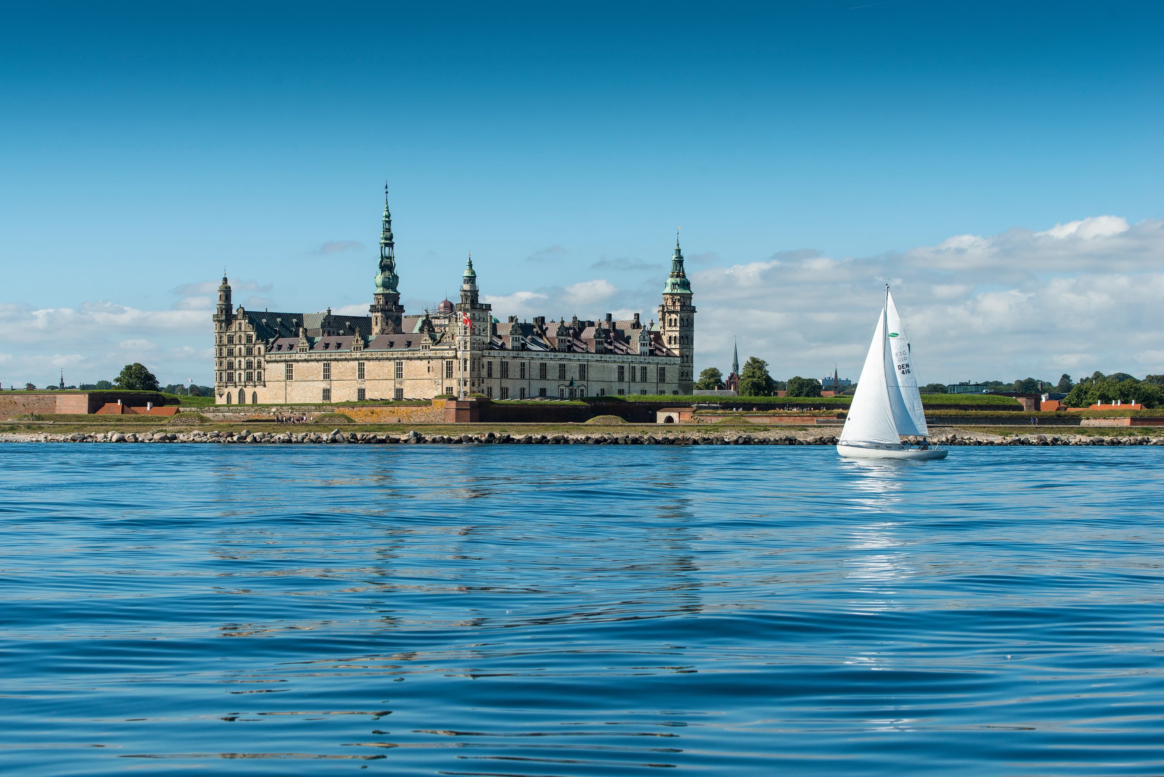Kronborg set fra vandet