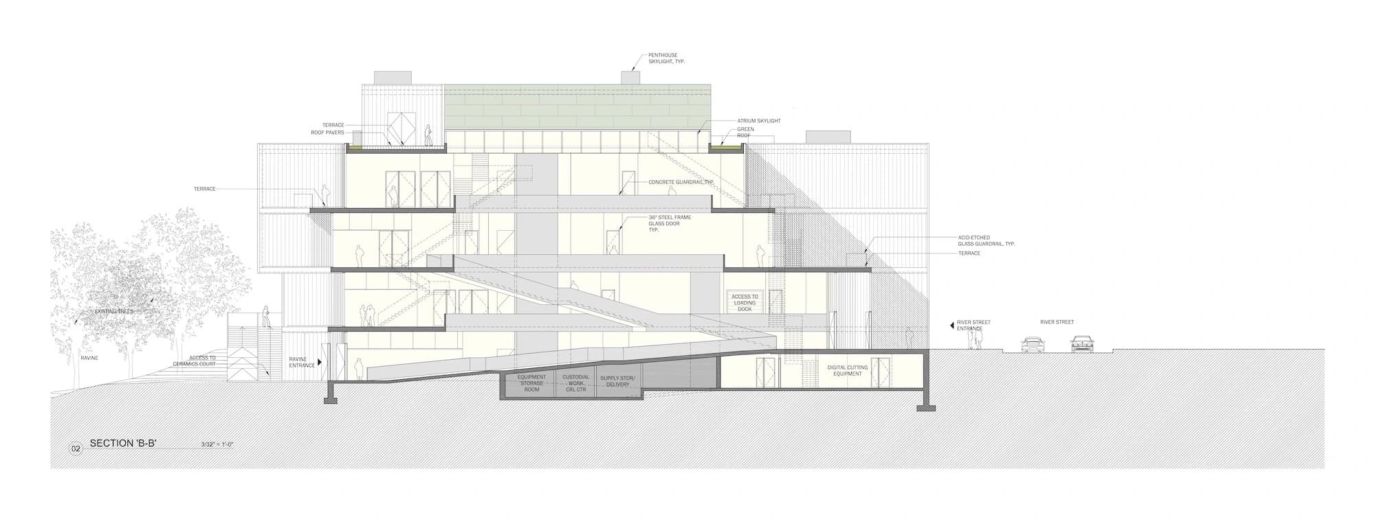 Visual Arts Building, Steven Holl Architects