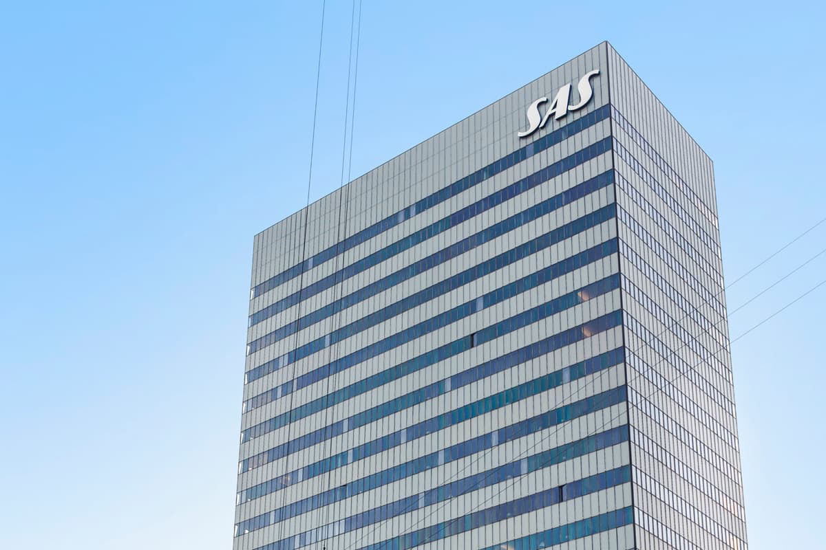 SAS Royal Hotel set udefra