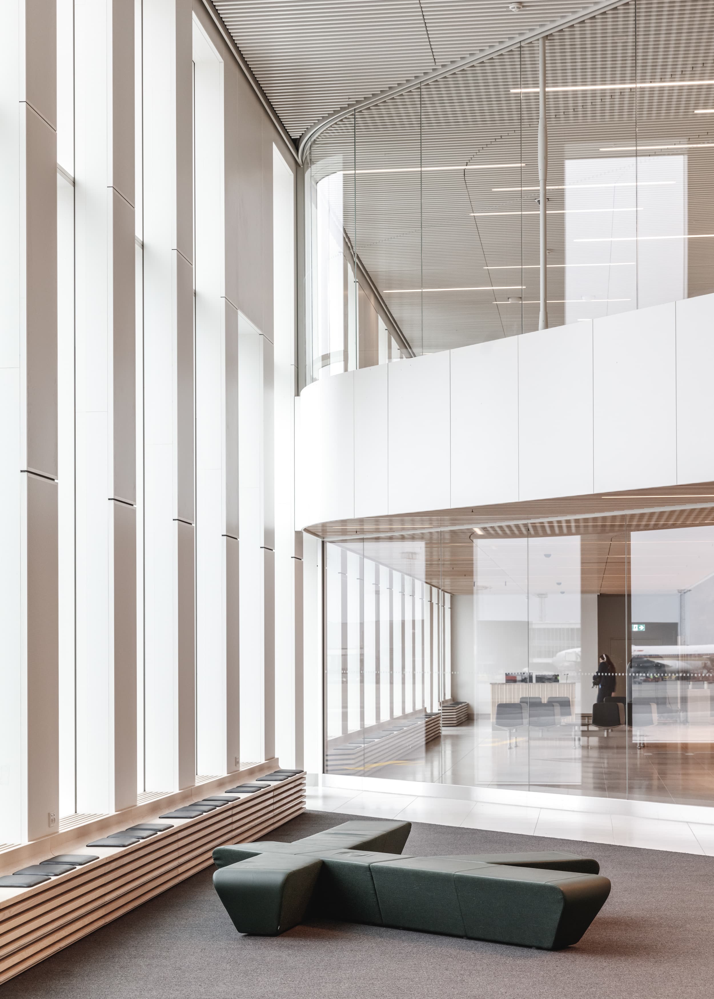 Venteområde i Finger E i Københavns Lufthavn