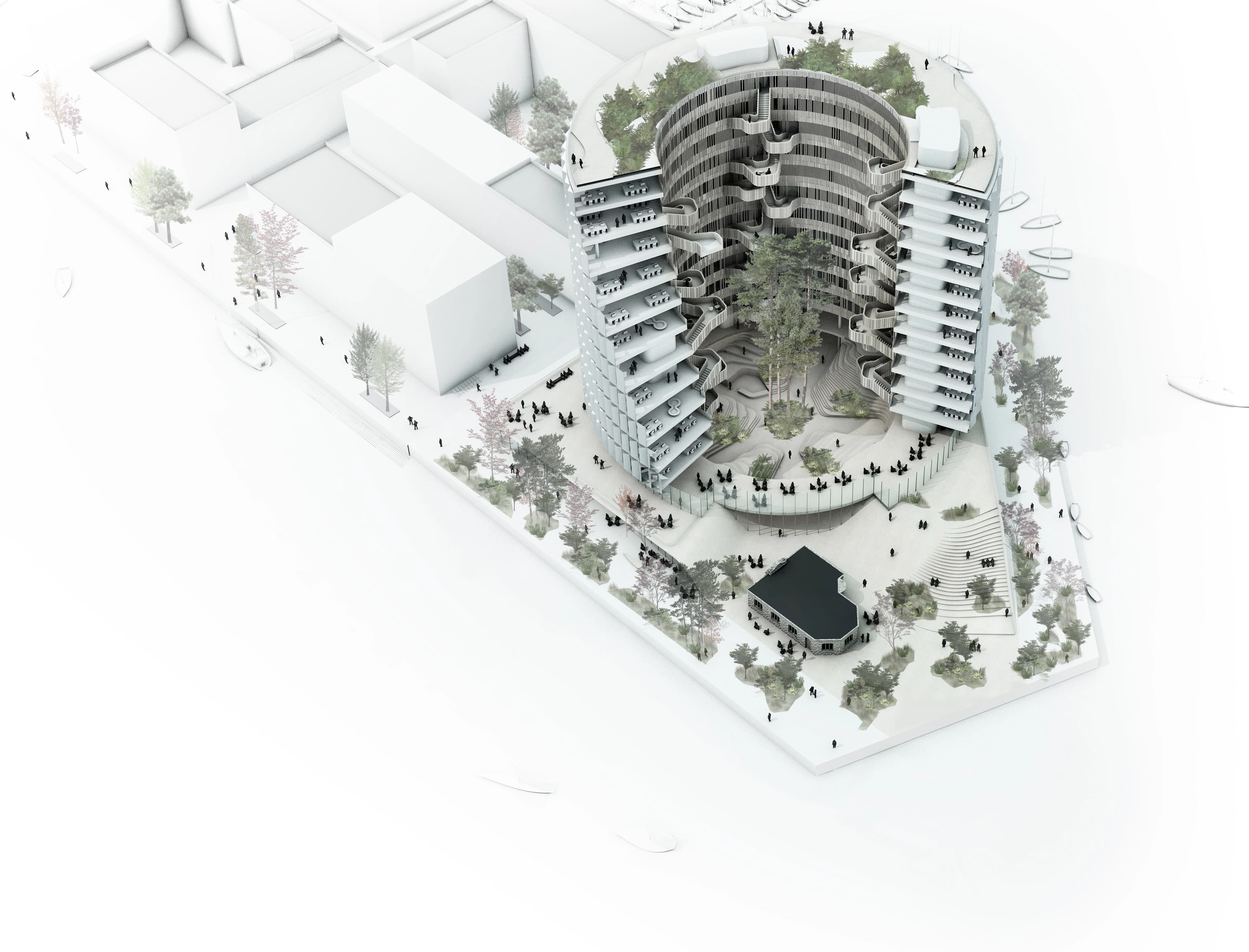 Tværsnit af Spidsen af Nordø