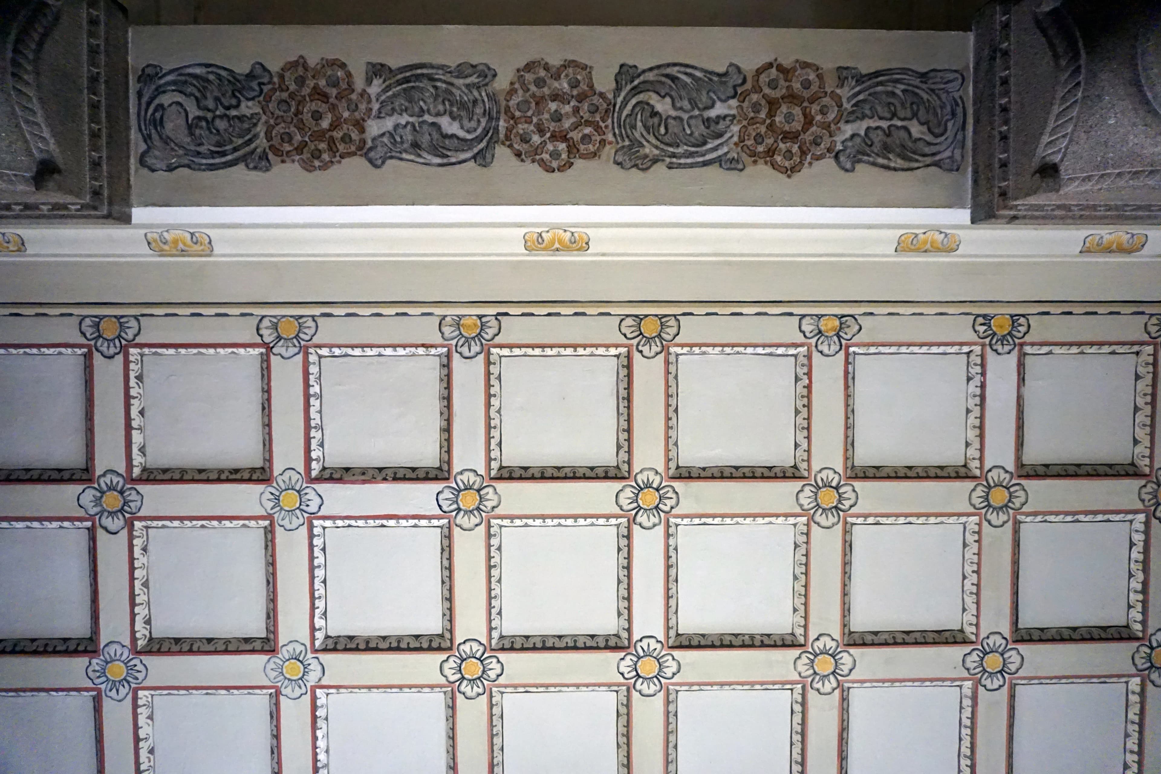 Et skønvirkeudsmykket loft