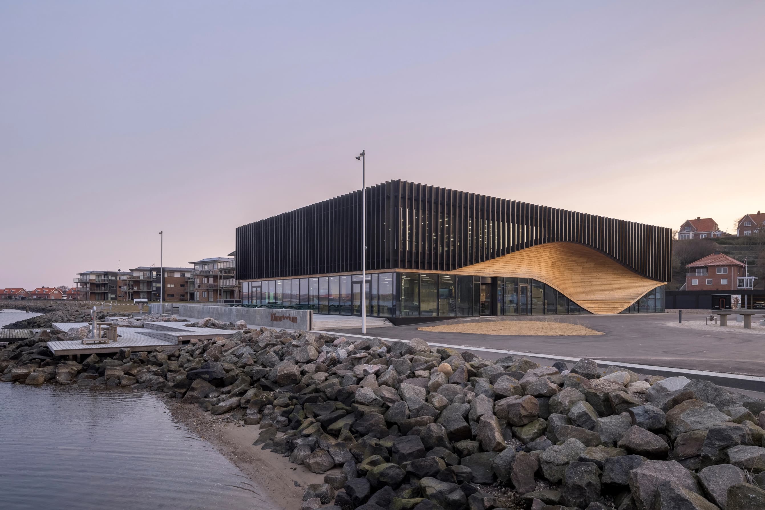 Klimatorium set fra vandsiden