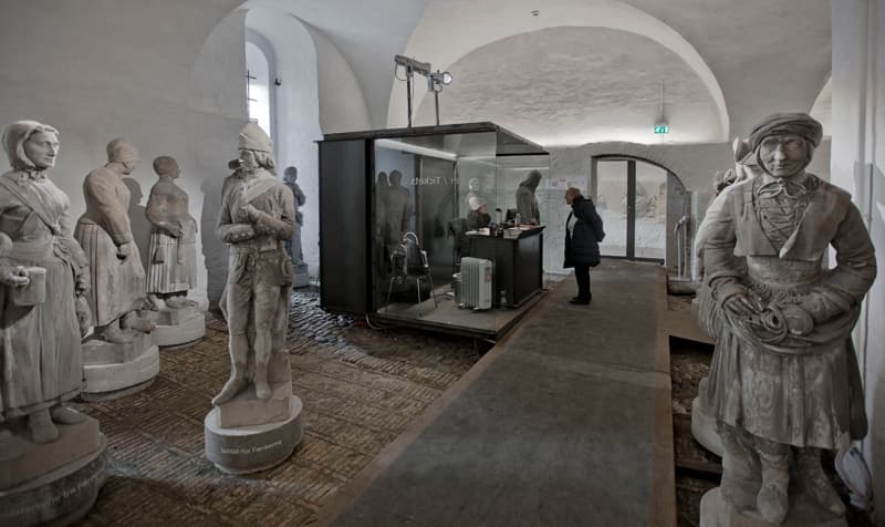 Billetkiosk på Kongens Bryghus / Kongernes Lapidarium