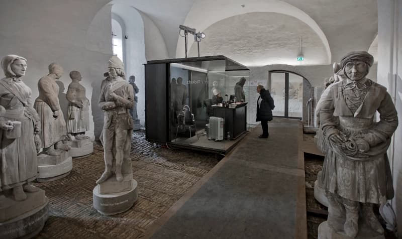 Billetkiosk på Kongens Bryghus / Kongernes Lapidarium