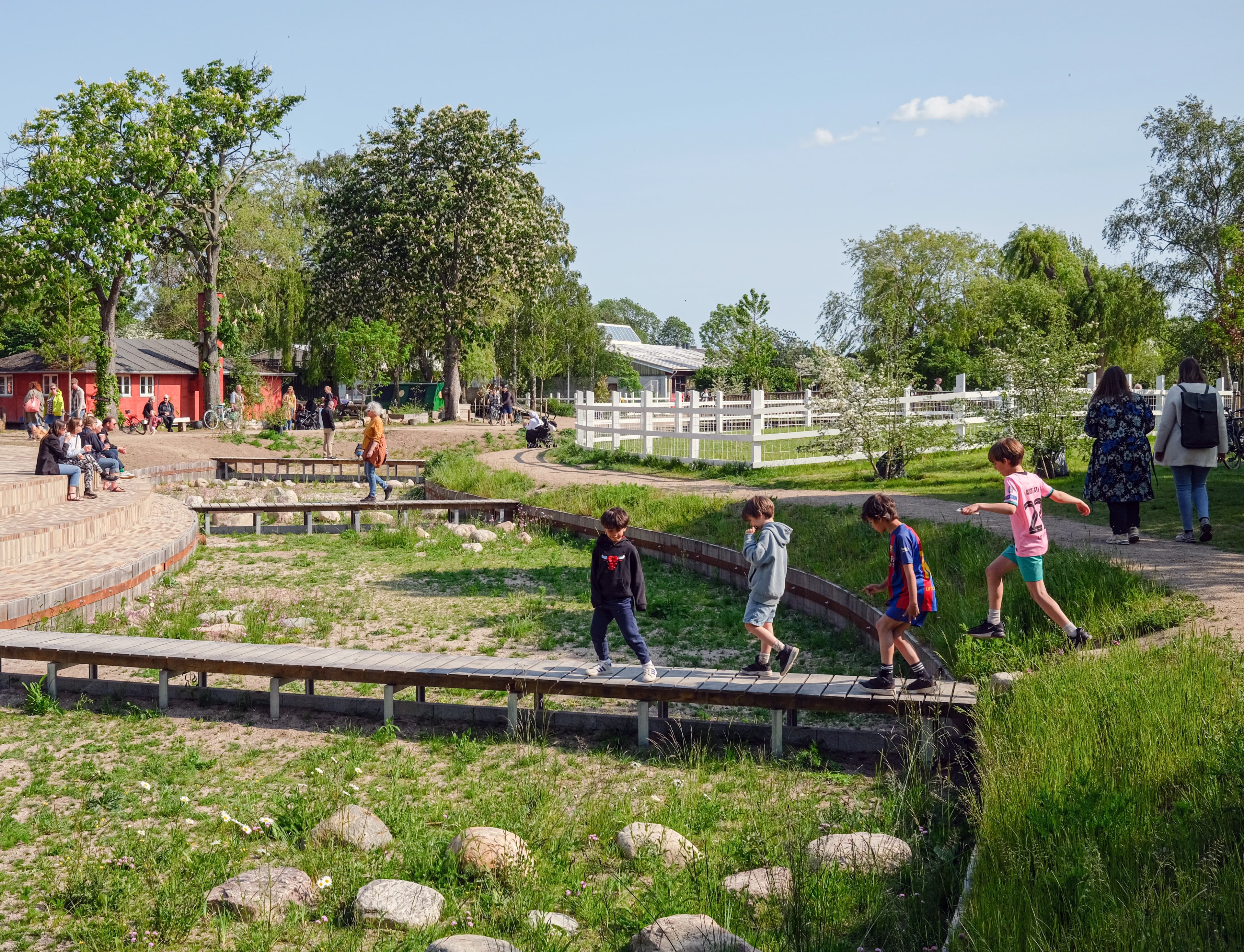 Karens Minde Aksen - børn der leger