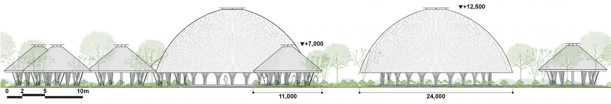 Diamond Island Community Center, Vo Trong Nghia