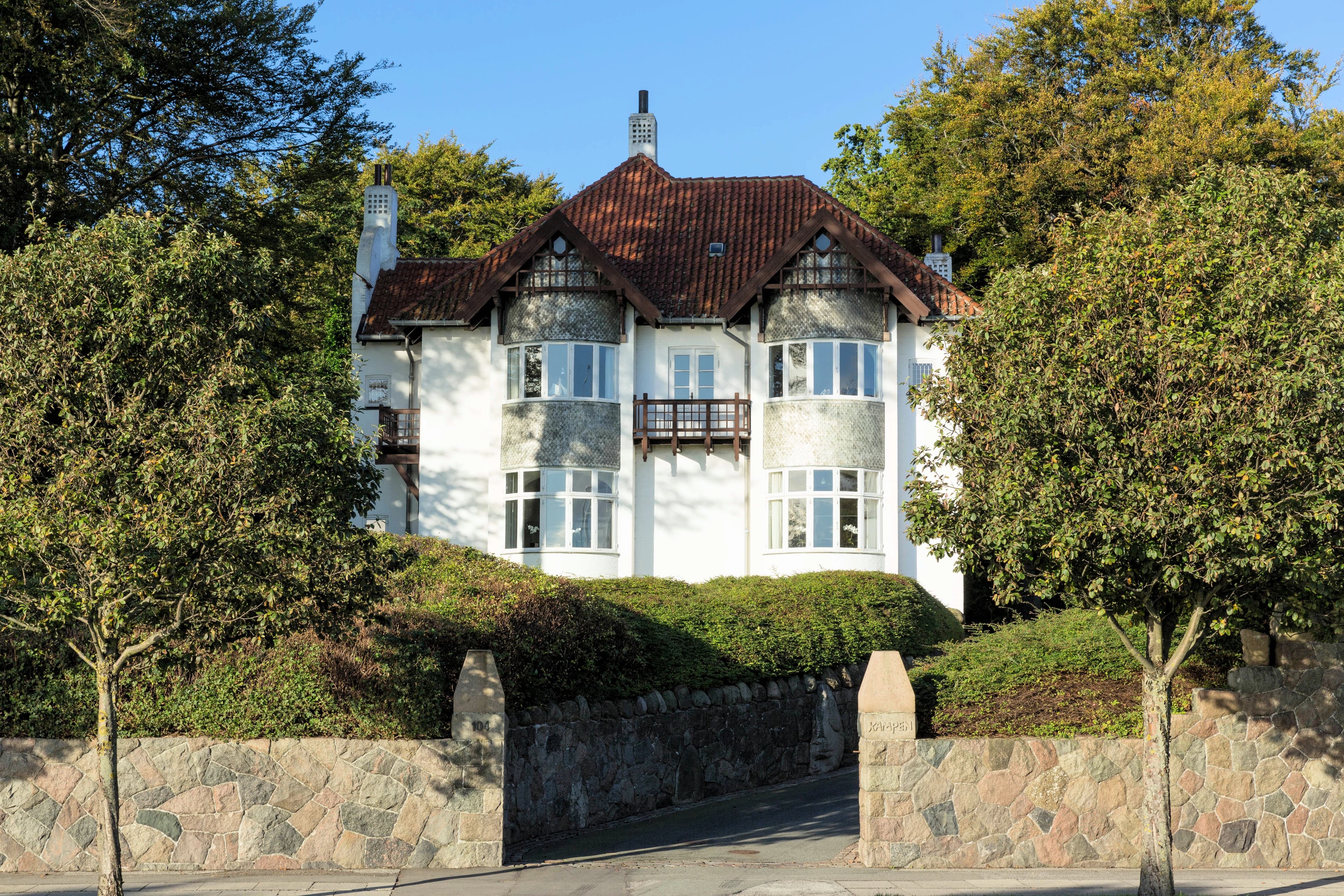 Villa Kampen set fra Strandvejen