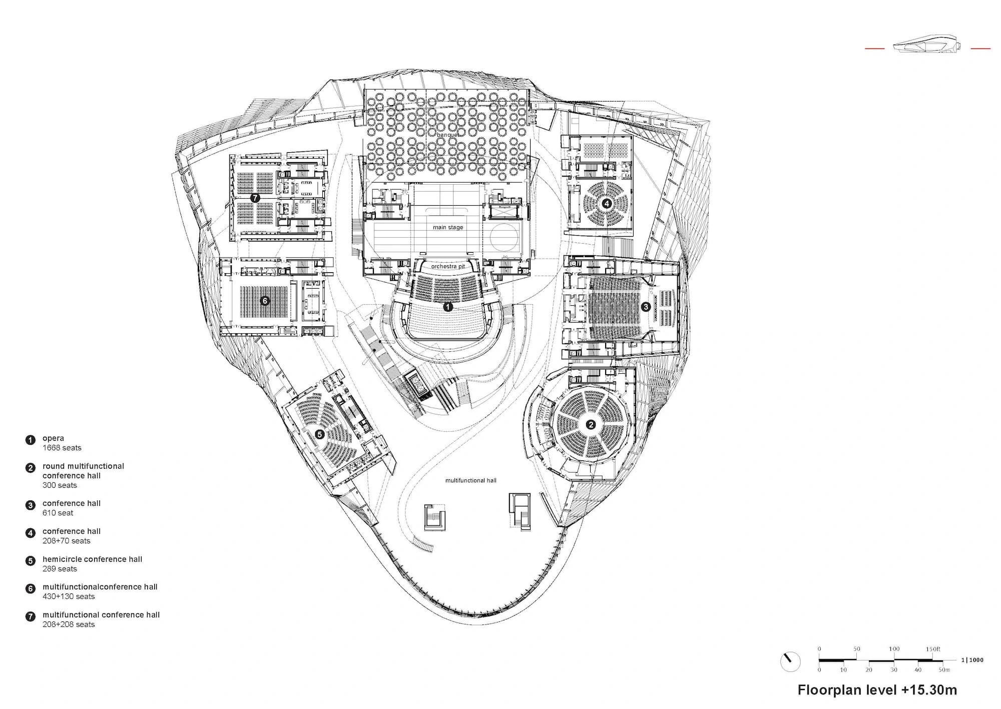 Dalian International Conference Center, Coop Himmelb(l)au