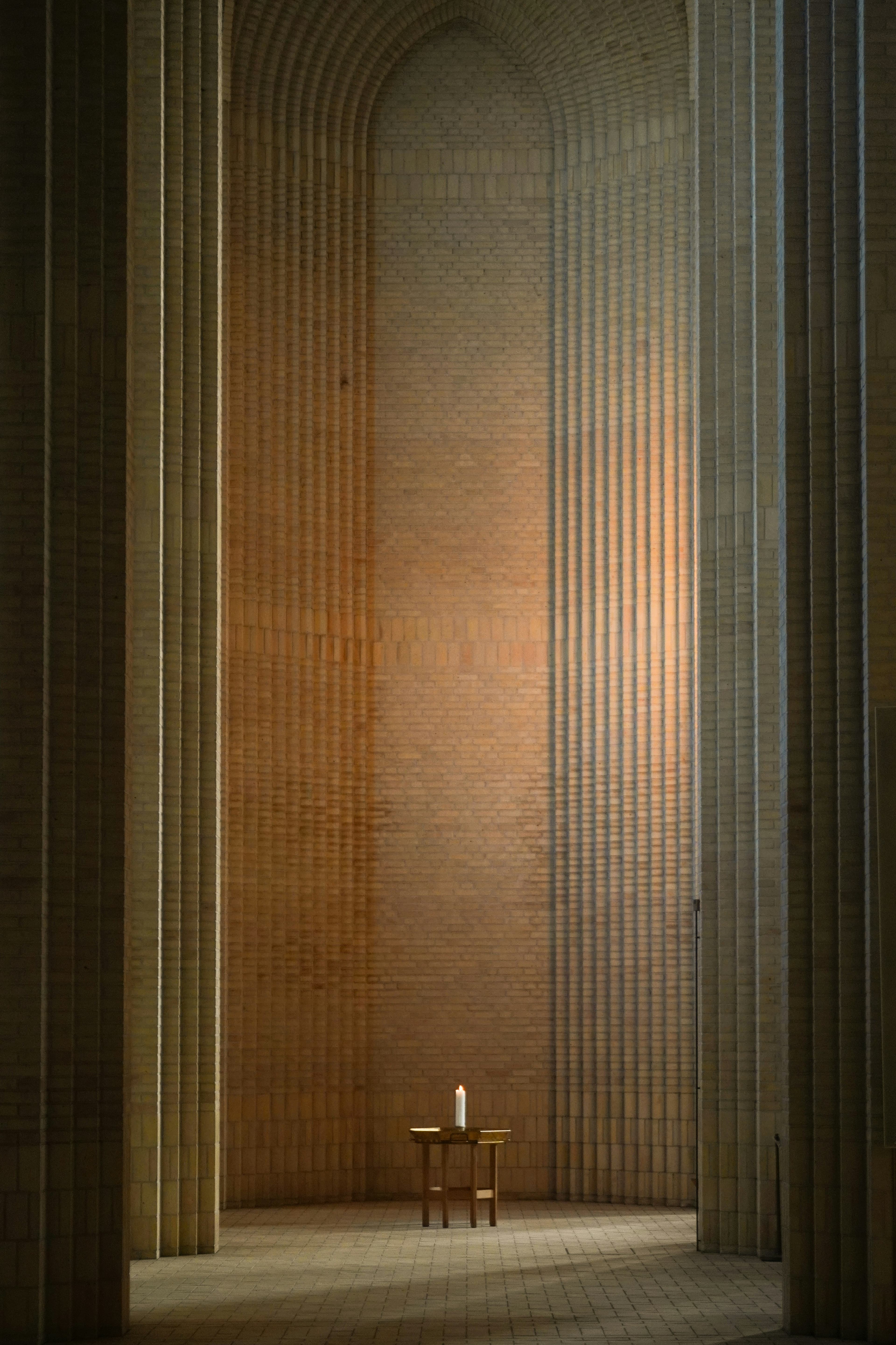 Et lys i Grundtvigs Kirke