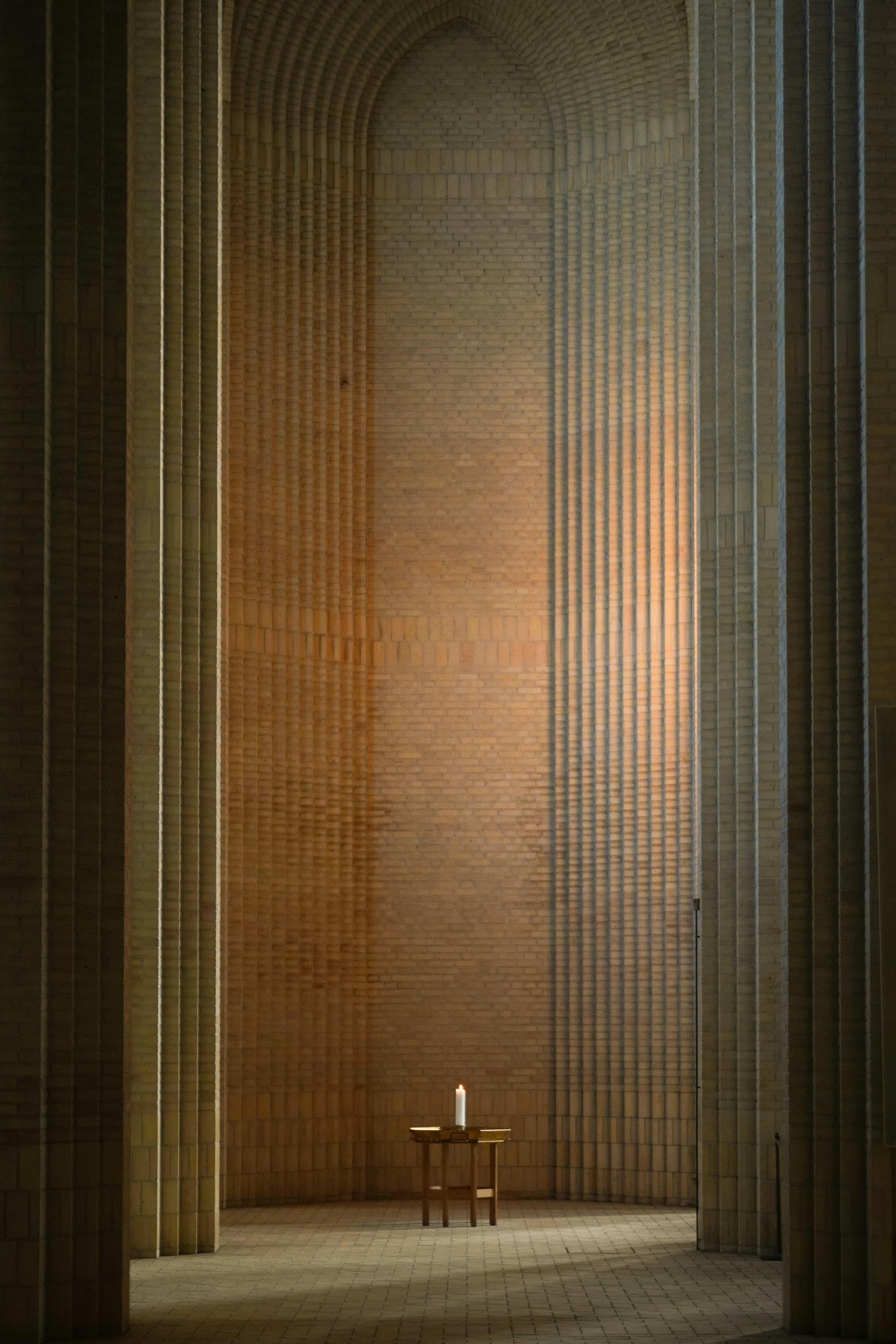 Et lys i Grundtvigs Kirke