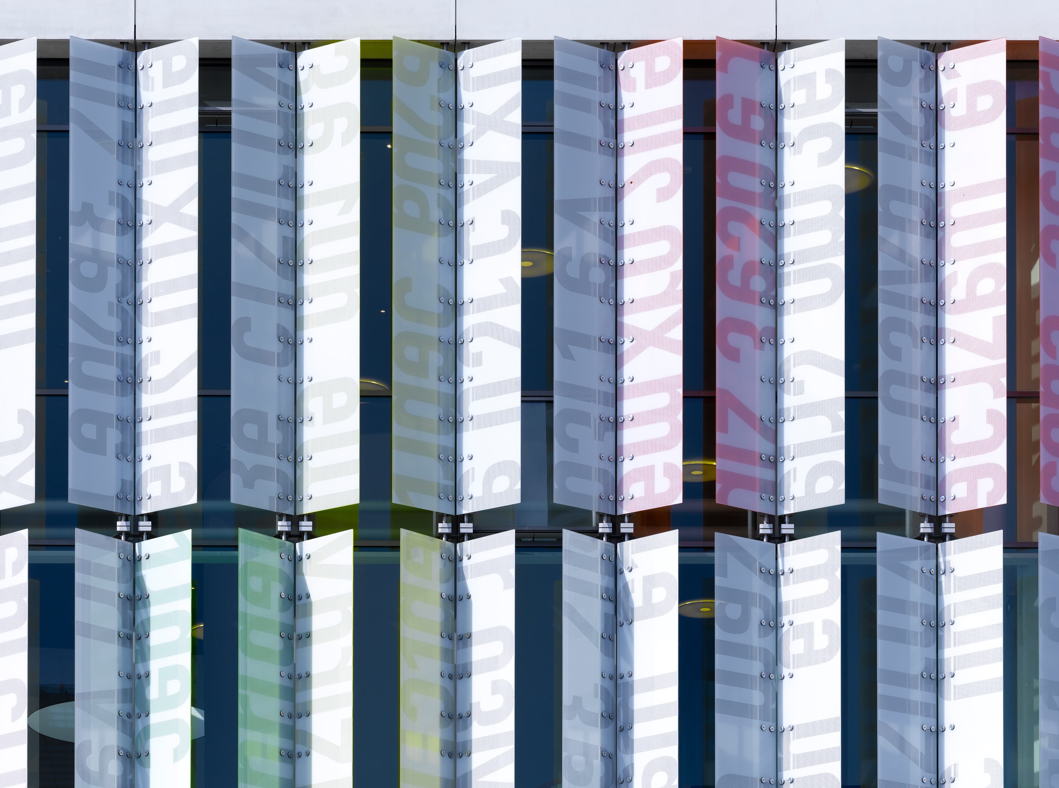 Ørestad Gymnasium facade close up