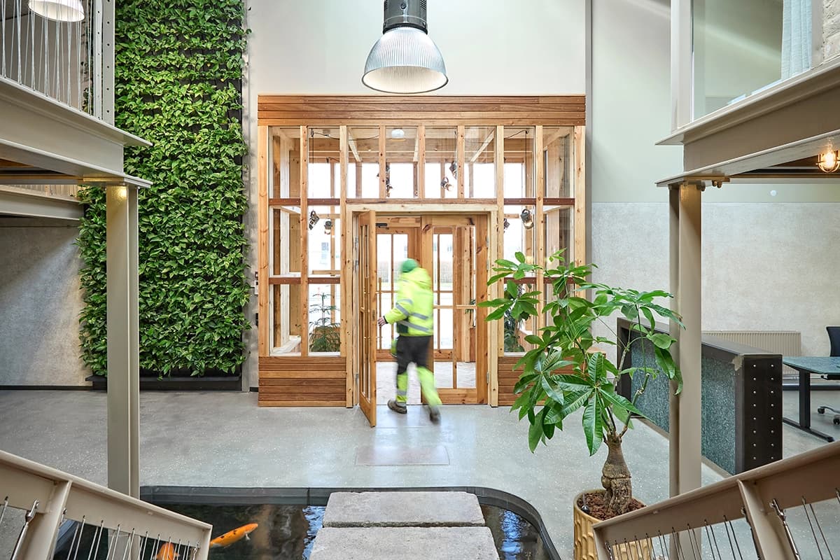 Indgangspartiet i Tscherninghuset