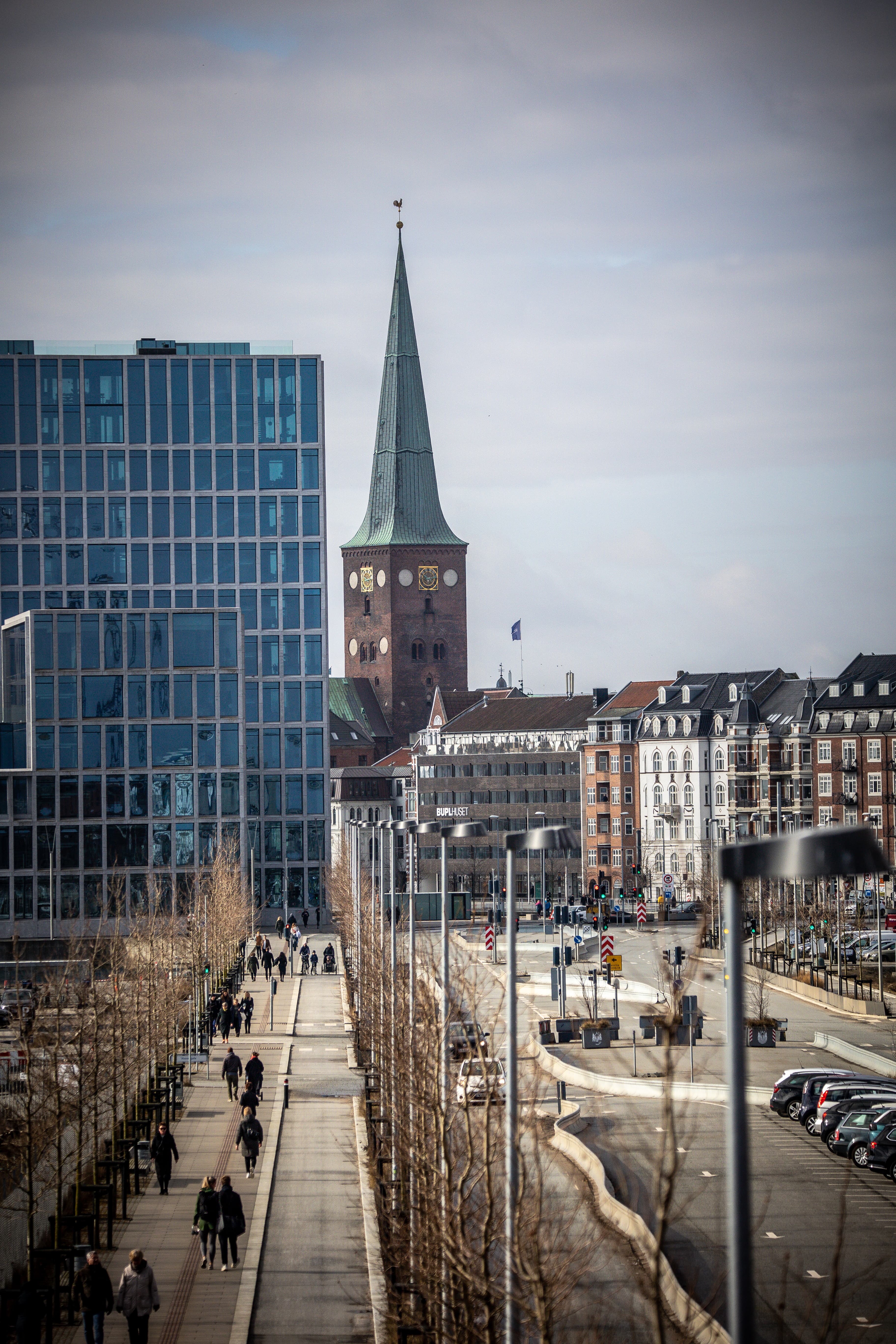 Aarhus Domkirke set fra Aarhus Ø