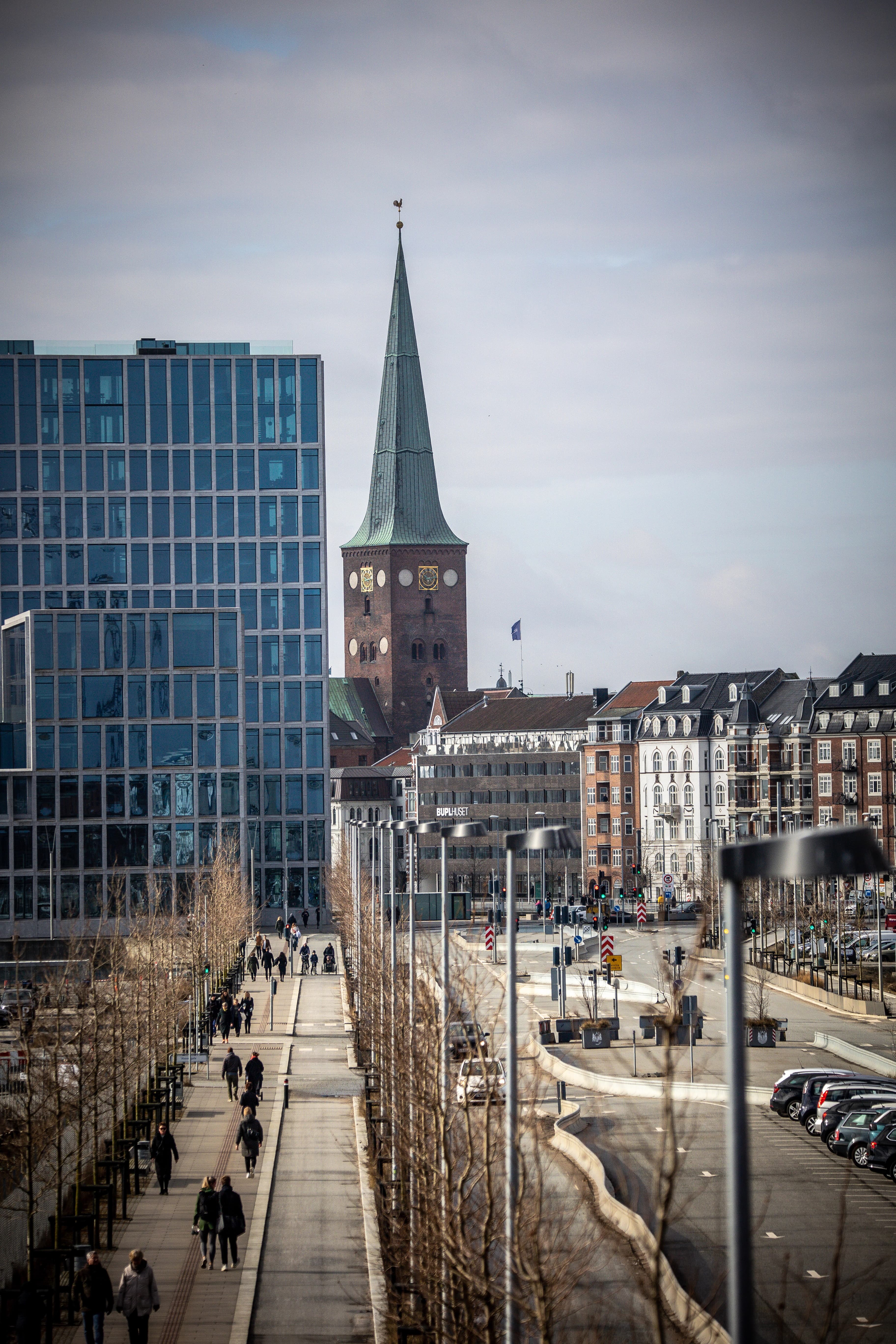 Aarhus Domkirke set fra Aarhus Ø