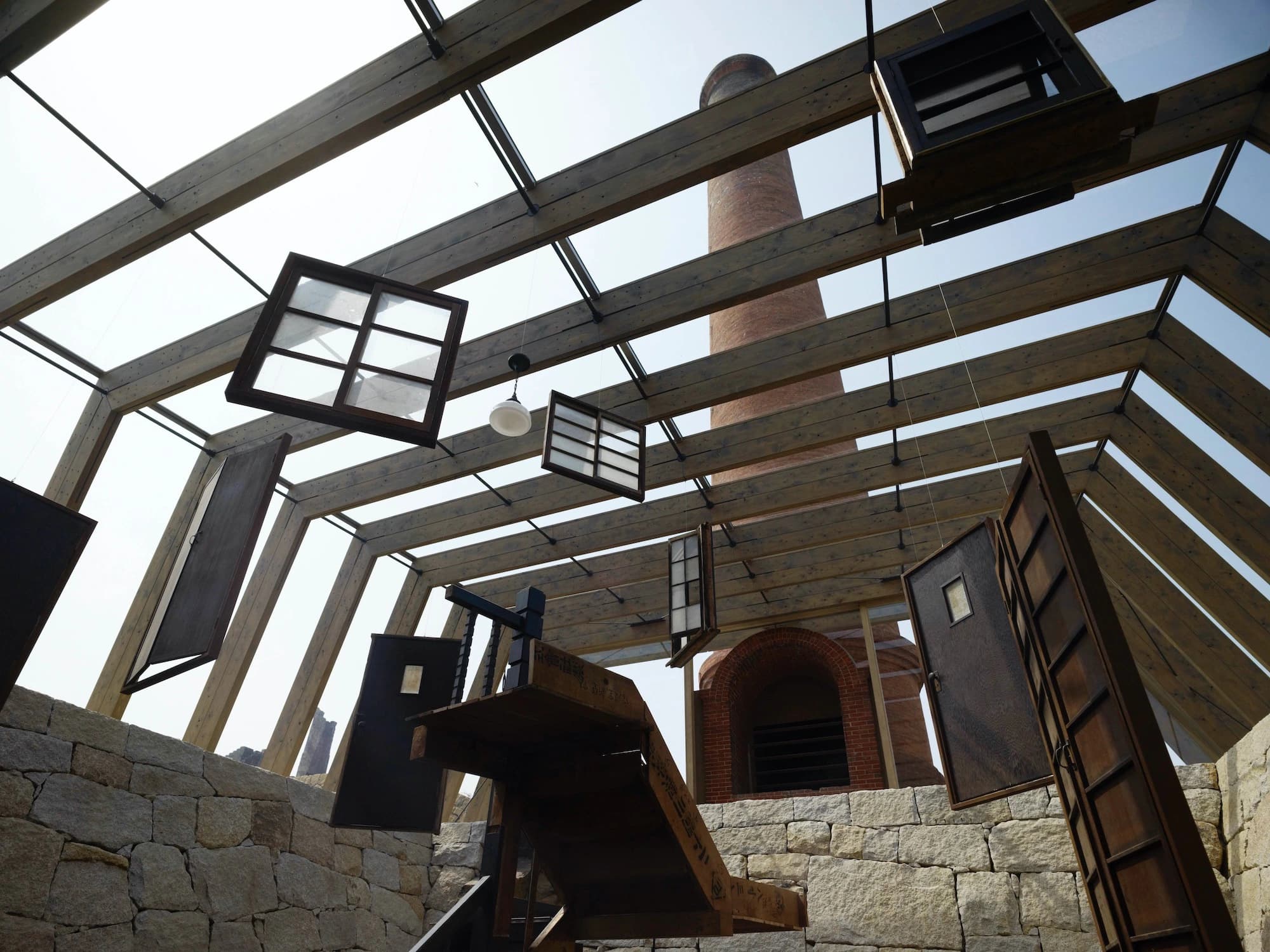 Inujima Seirensho Art Museum, Yukinori Yanagi and Hiroshi Sambuichi