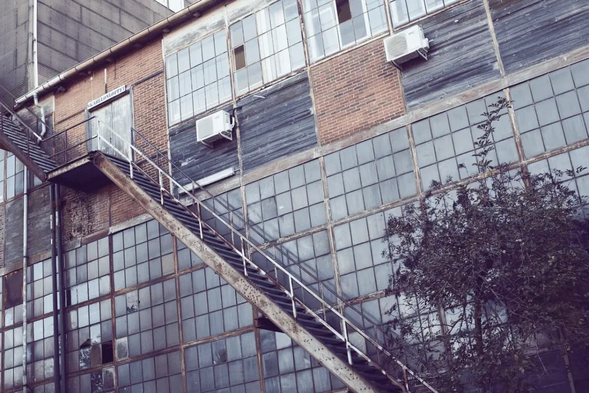 Trappe til Skabelonloftet