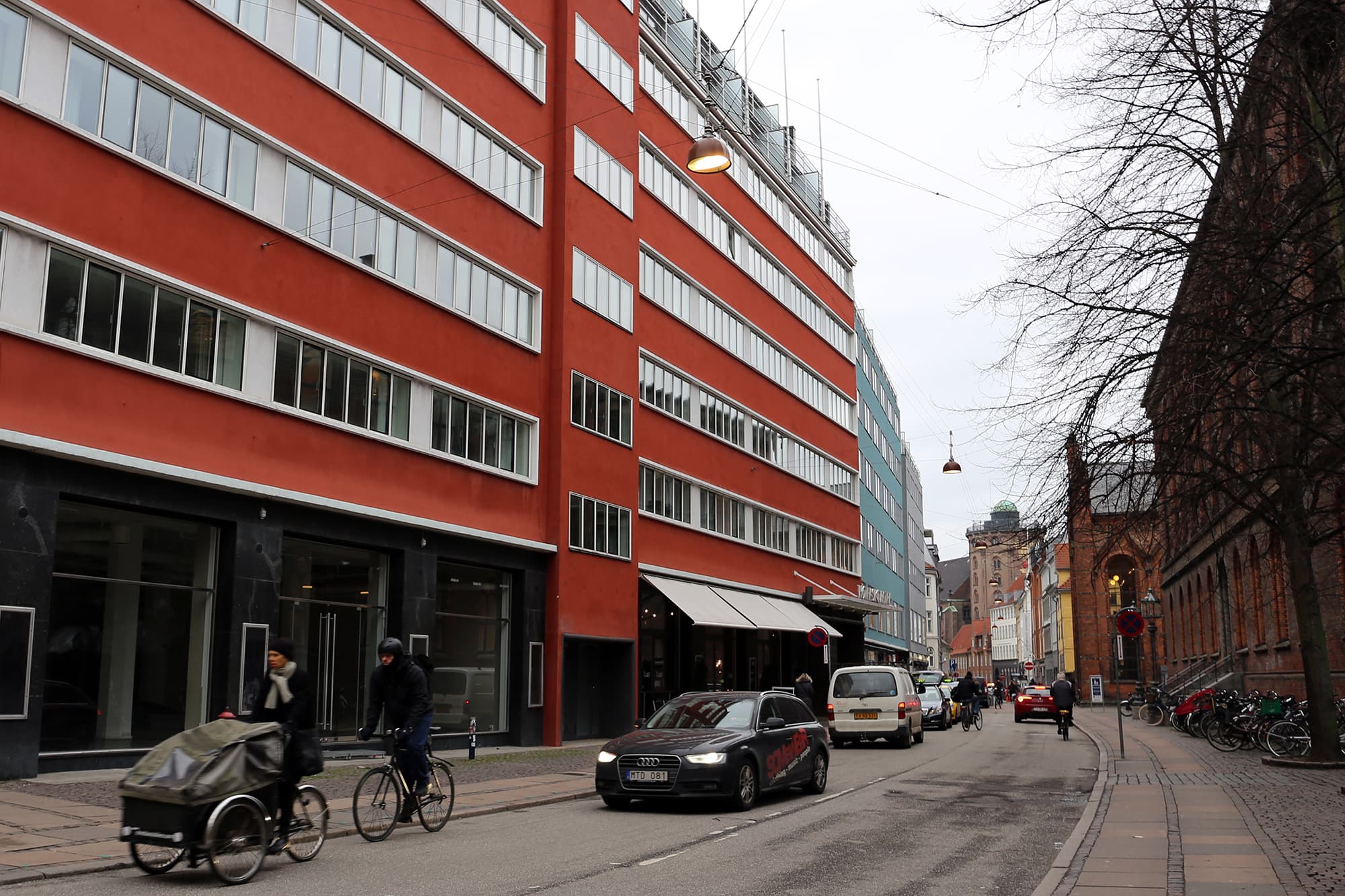 Foto af Daells Varehus som det ser ud i dag med hotel Skt. Petri